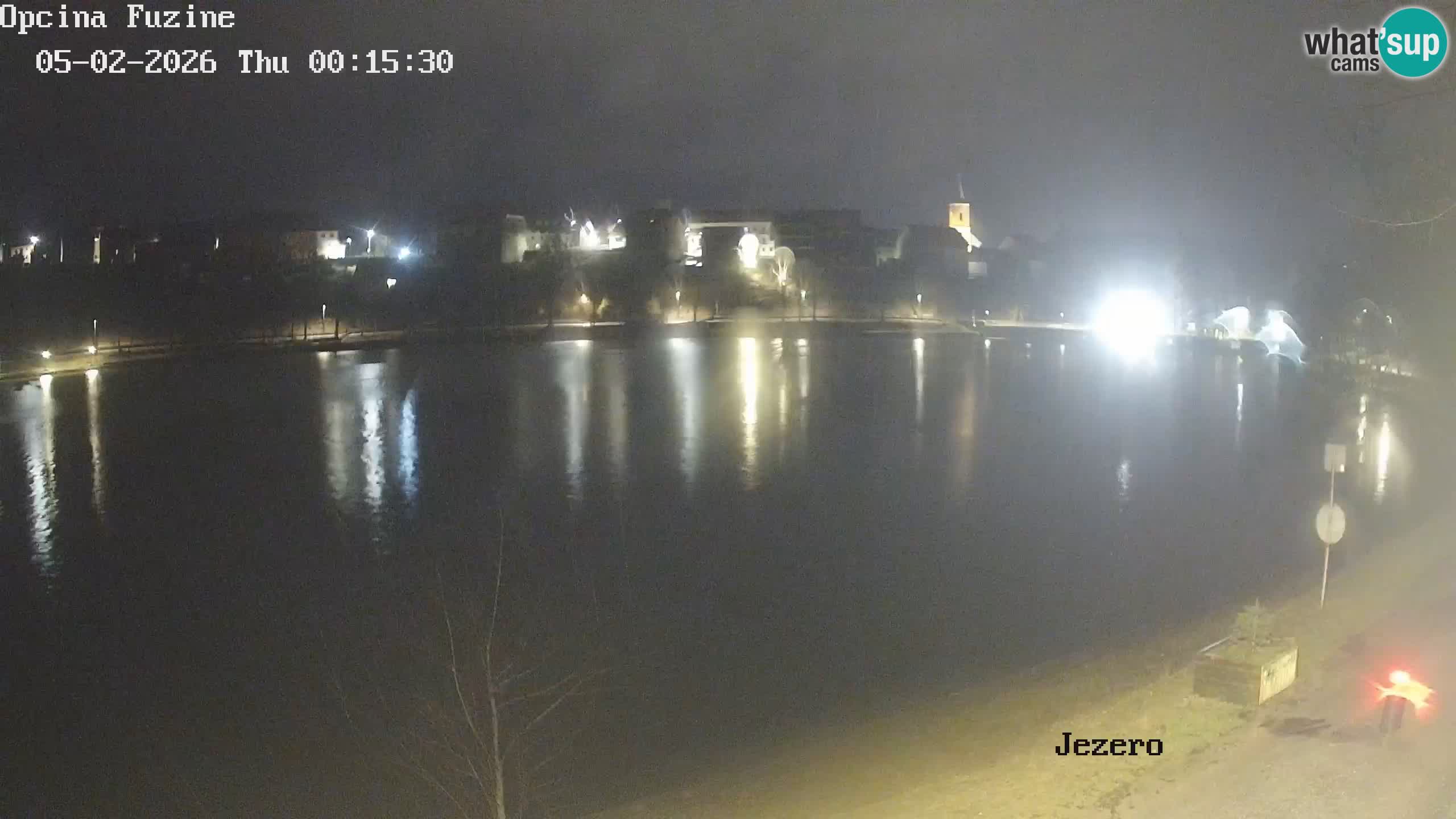 Bajersko Jezero web kamera Fužine