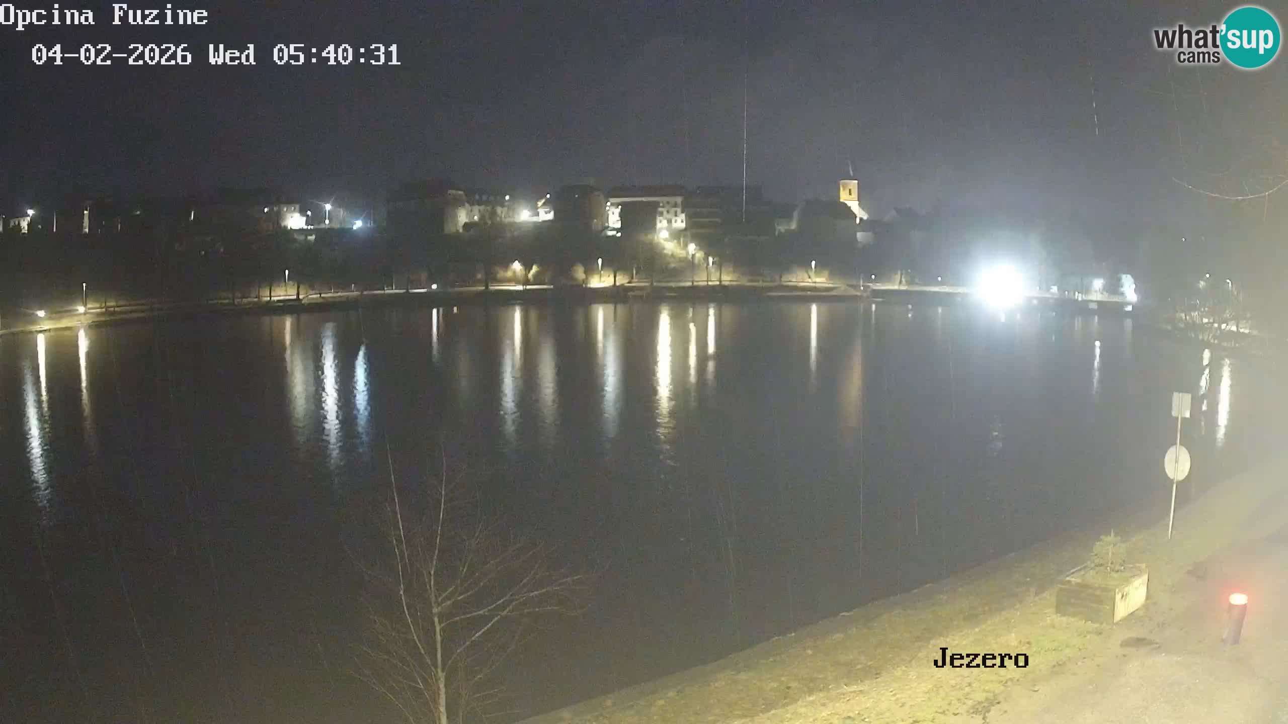 Bajersko Jezero web kamera Fužine