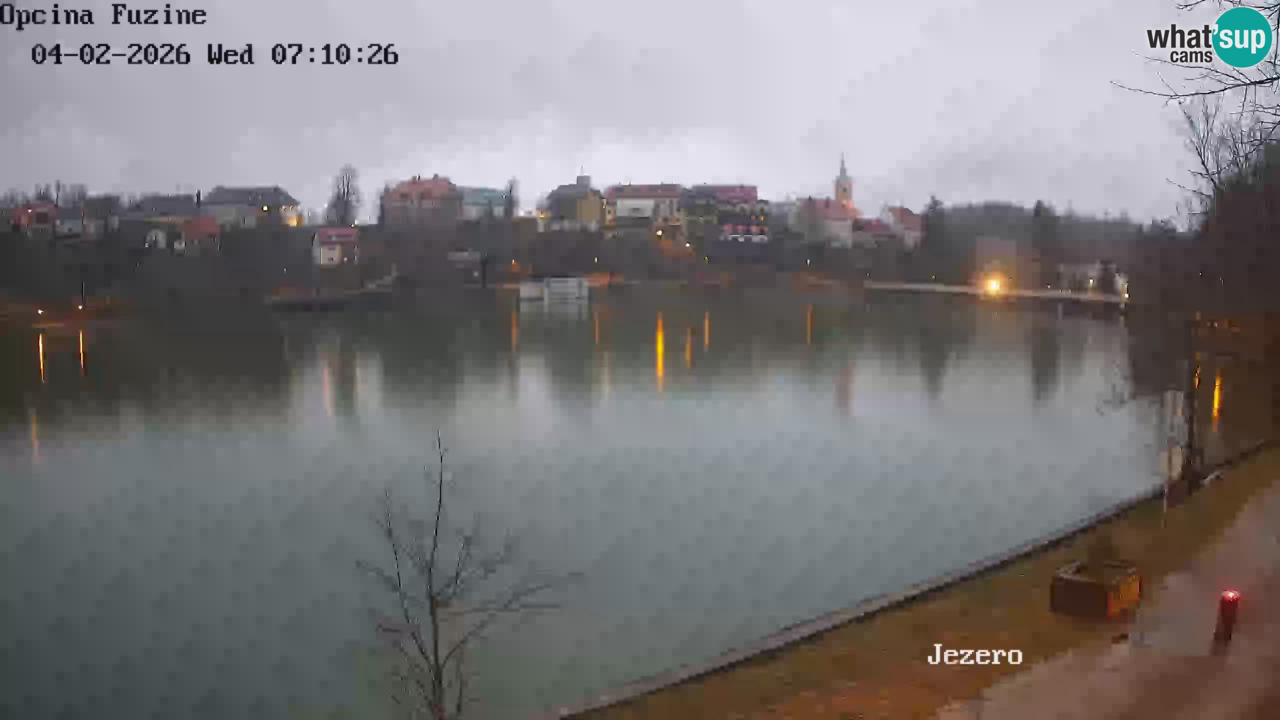 Bajersko Jezero web kamera Fužine