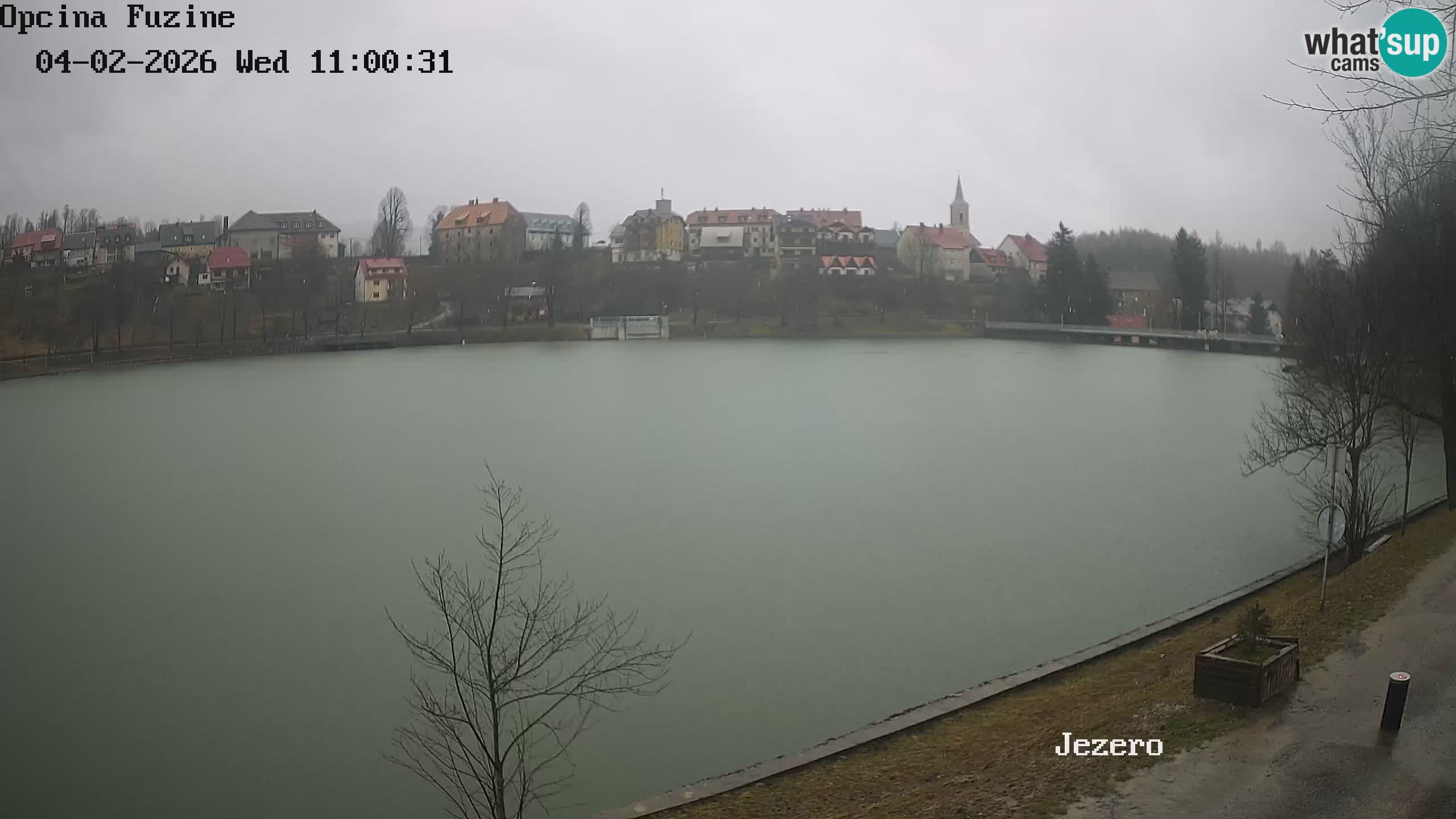 Bajersko Jezero web kamera Fužine