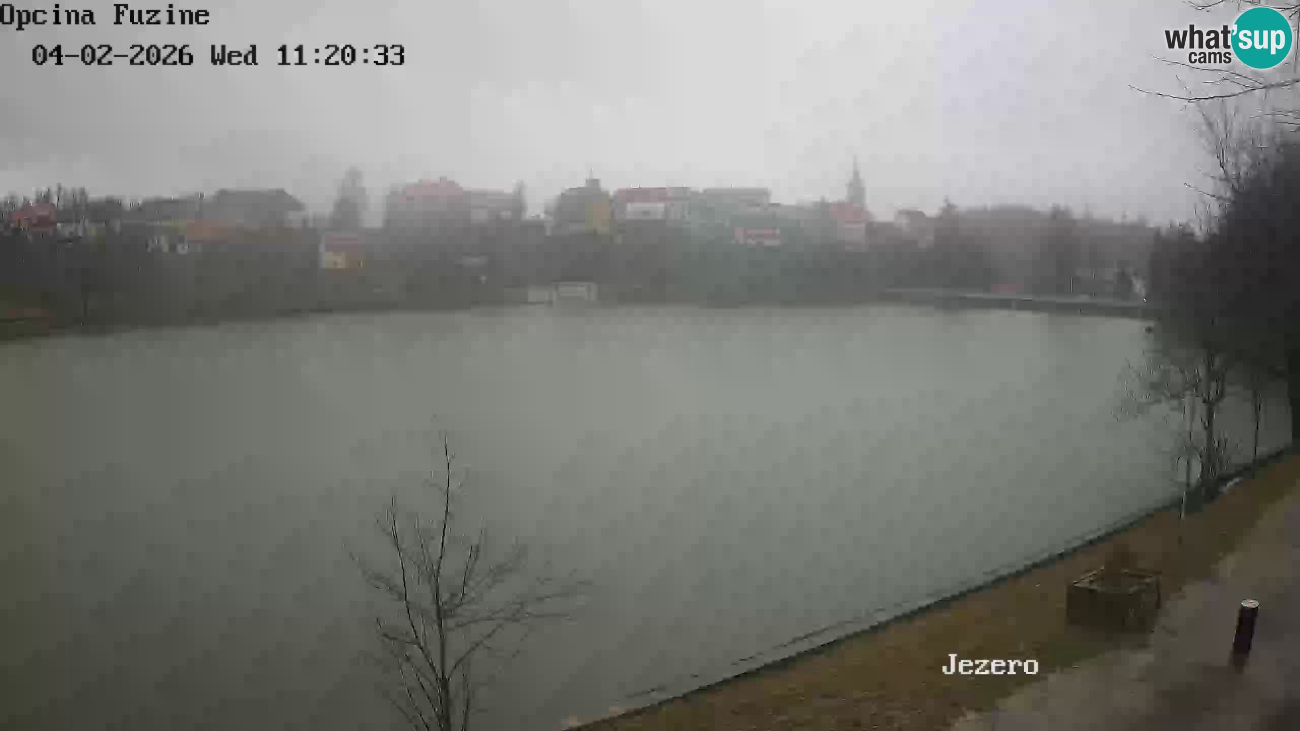 Bajersko Jezero web kamera Fužine