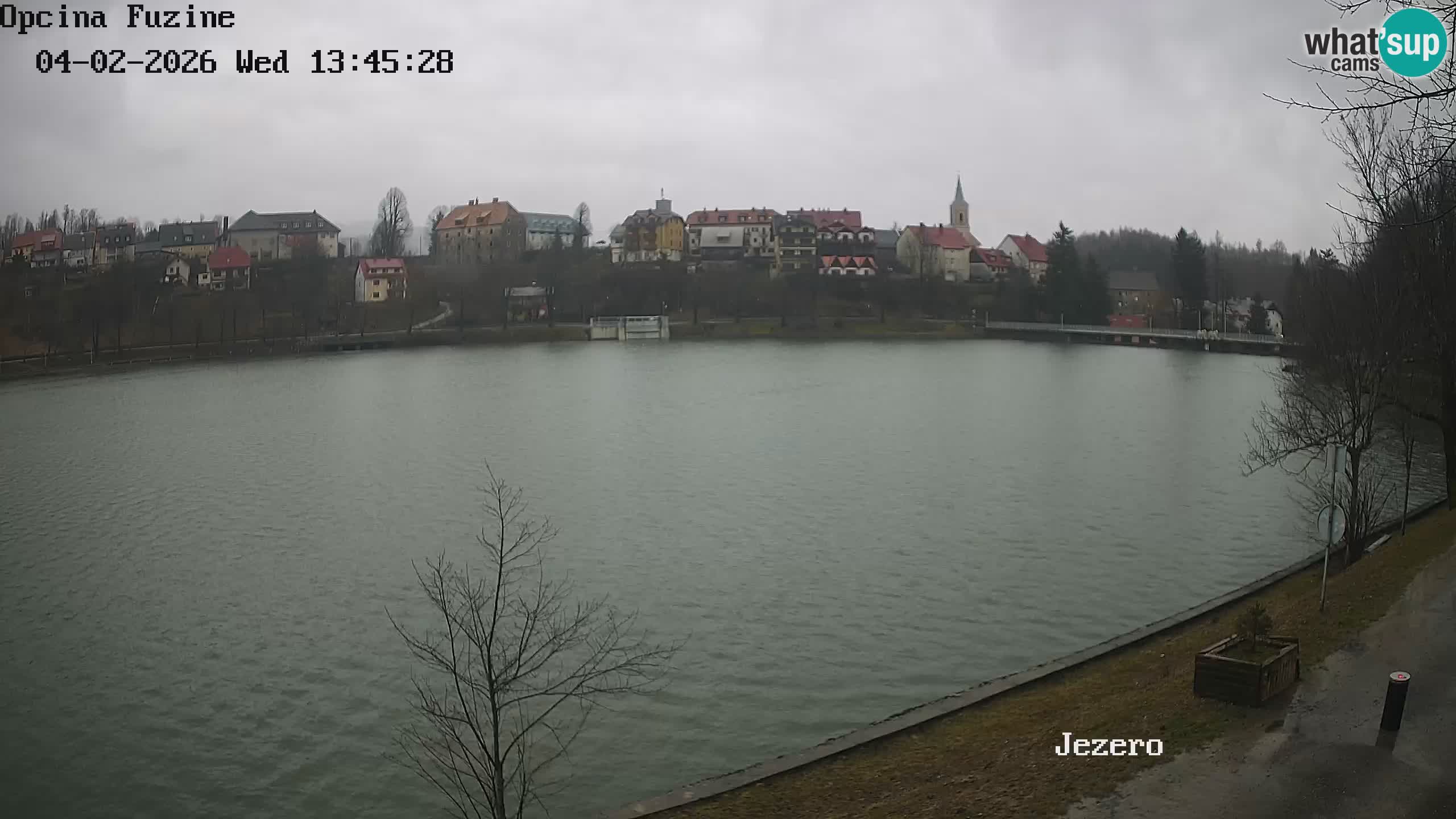 Bajersko Jezero web kamera Fužine