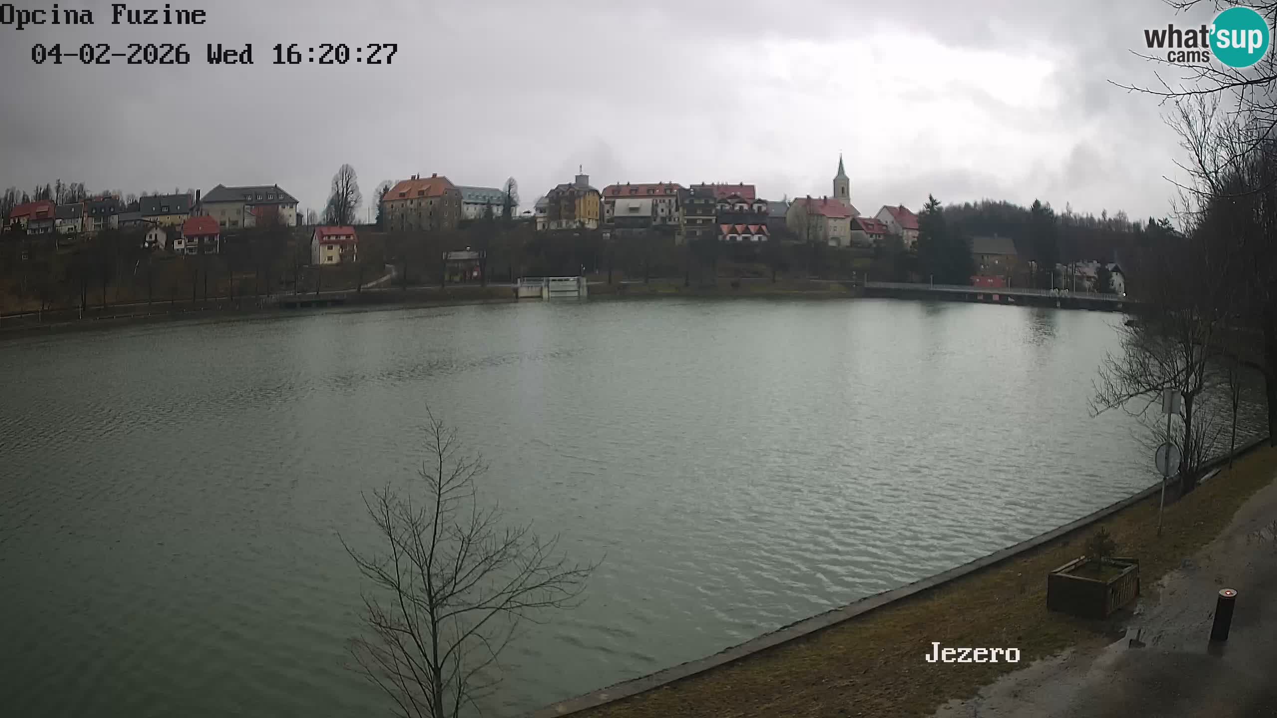 Bajersko Jezero web kamera Fužine