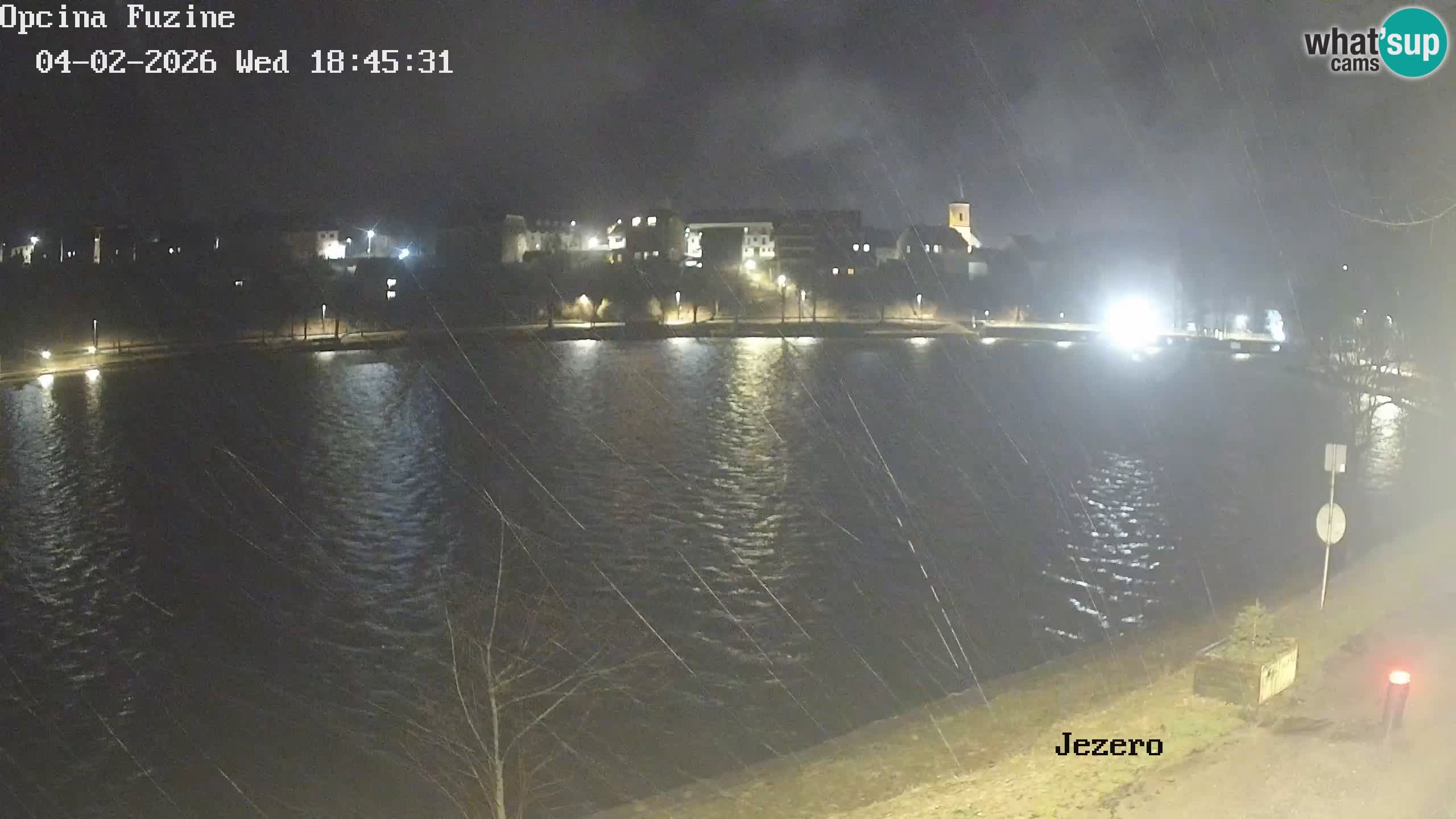 Bajersko Jezero web kamera Fužine