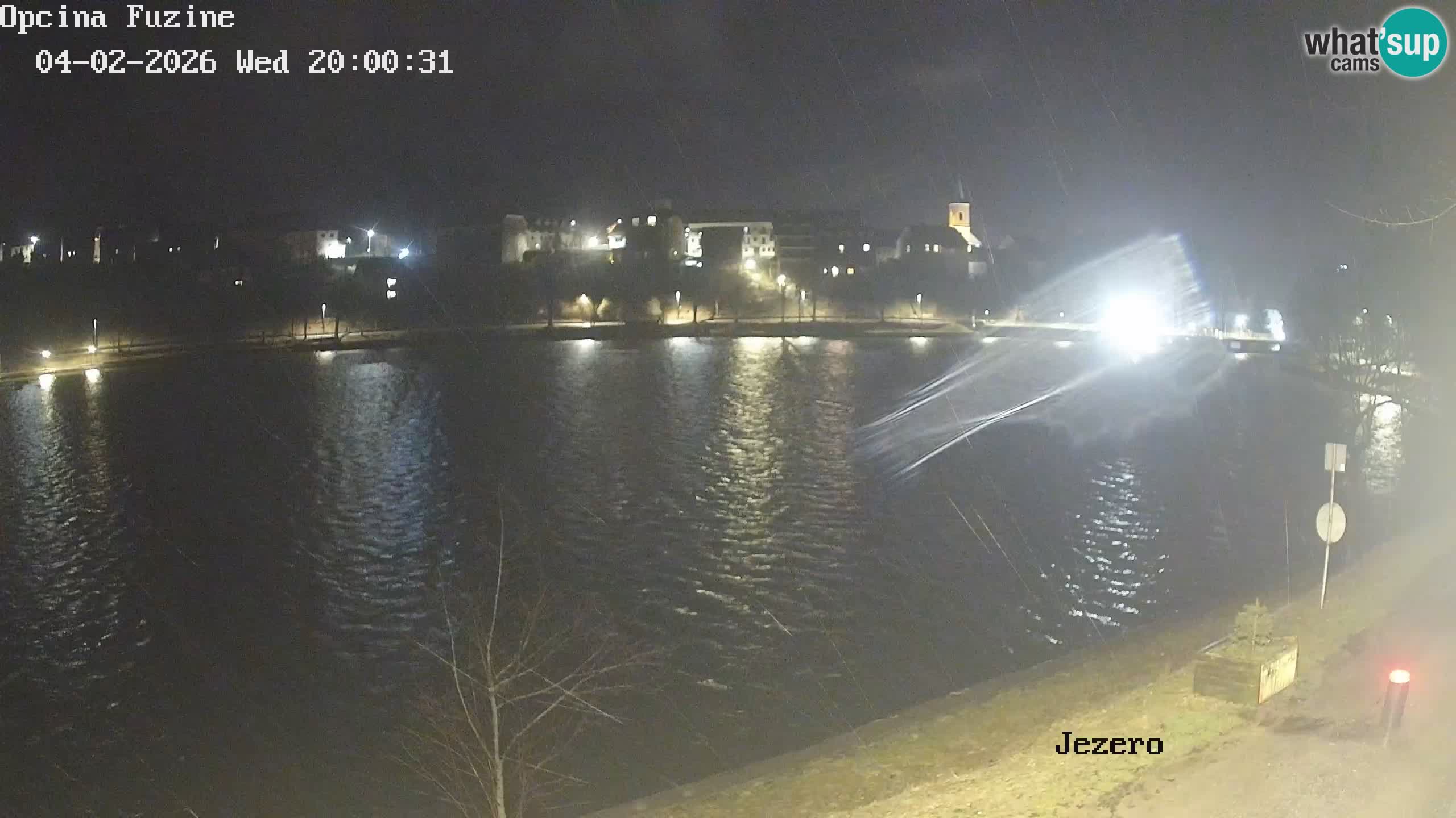 Bajersko Jezero web kamera Fužine