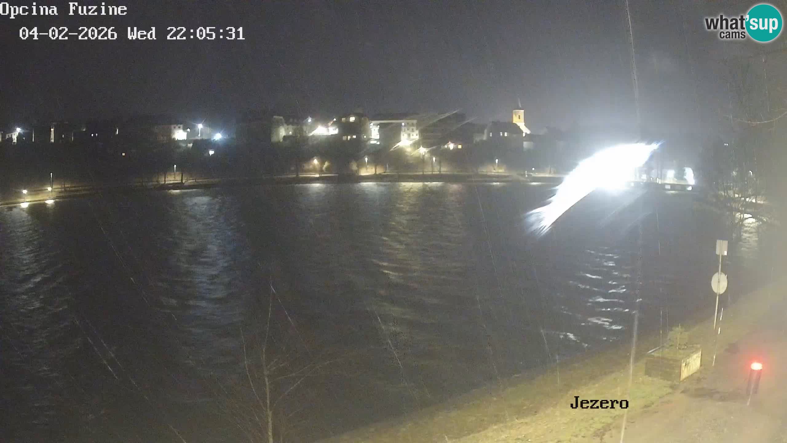 Bajersko Jezero web kamera Fužine