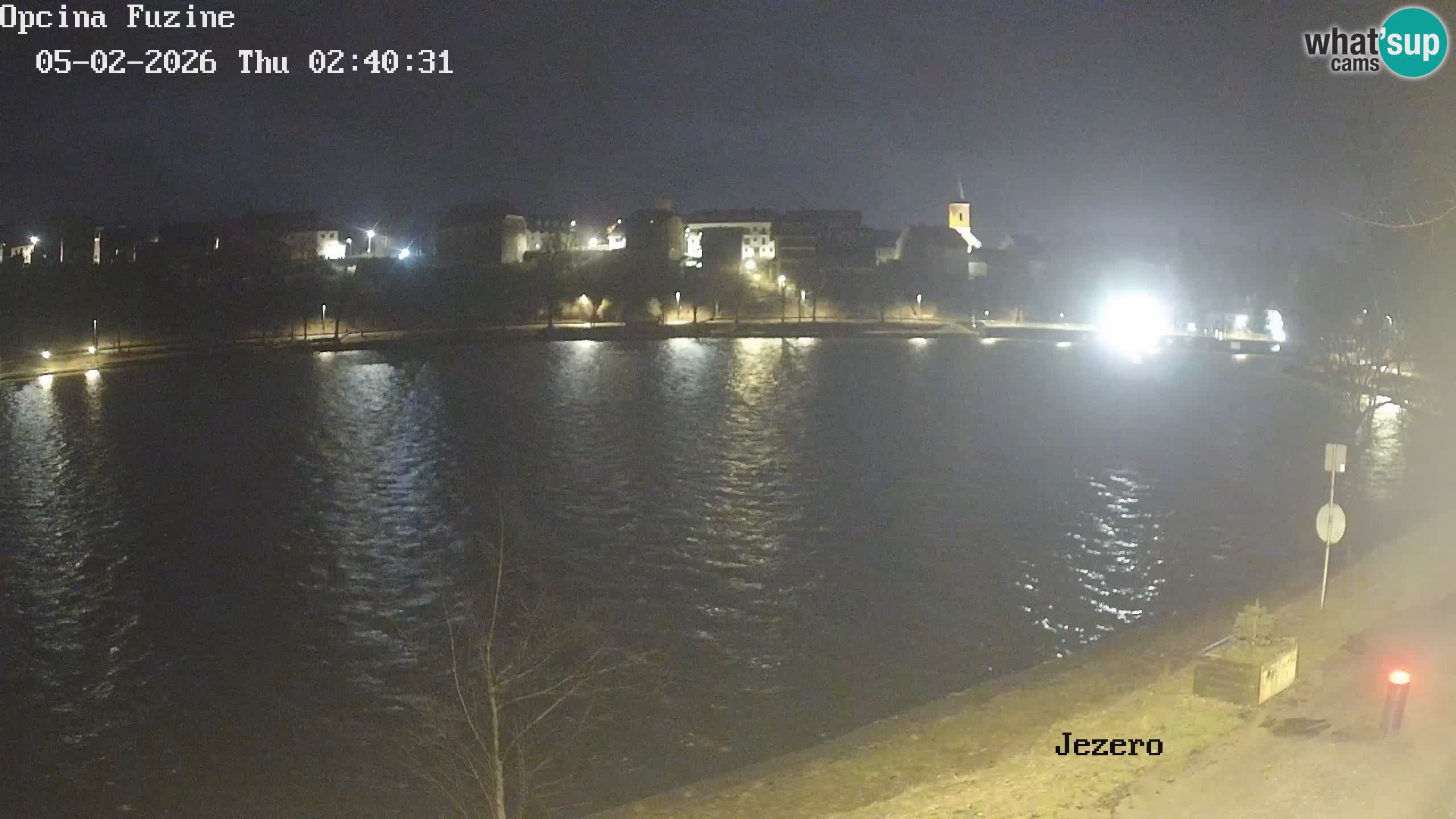 Bajersko Jezero web kamera Fužine