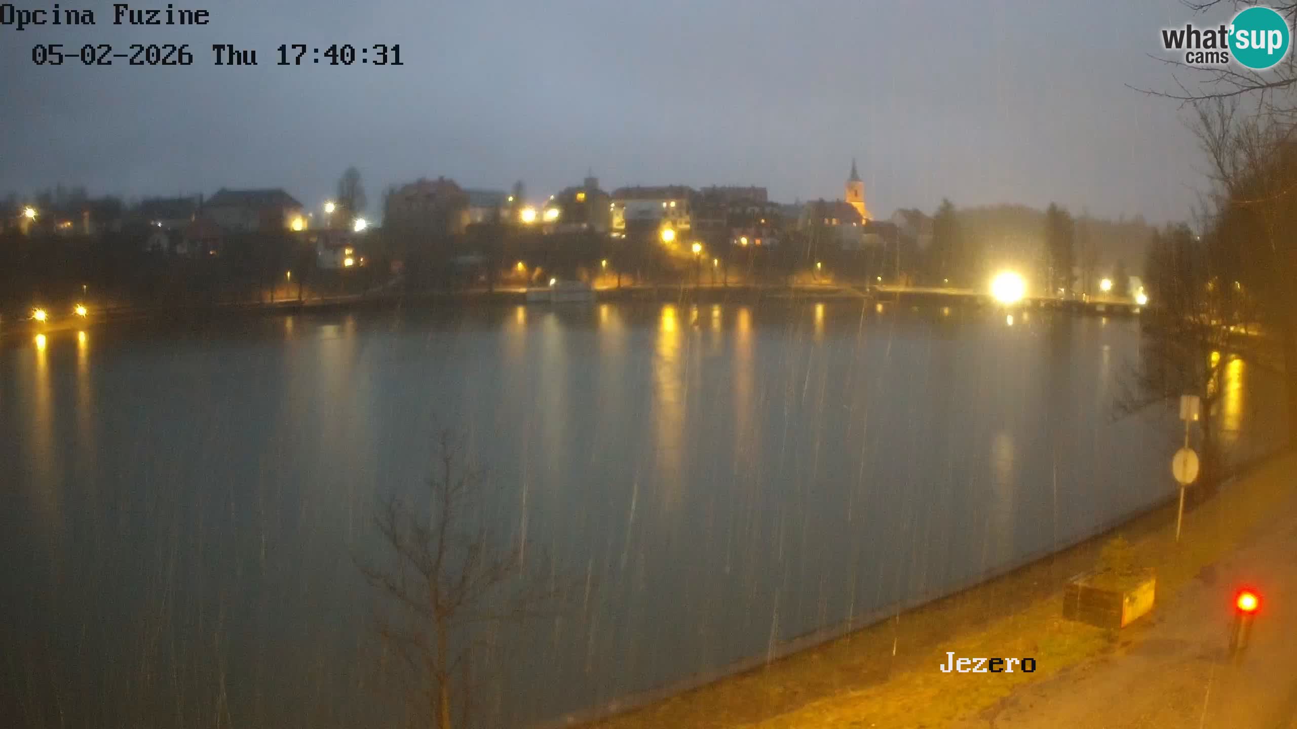 Bajersko Jezero web kamera Fužine