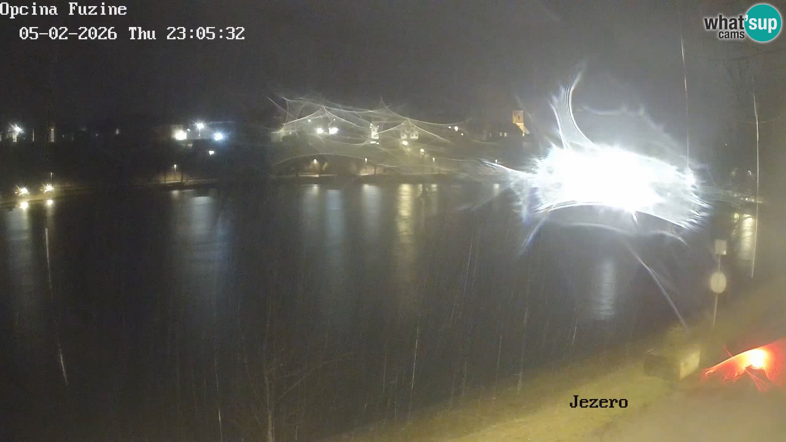 Bajersko Jezero web kamera Fužine