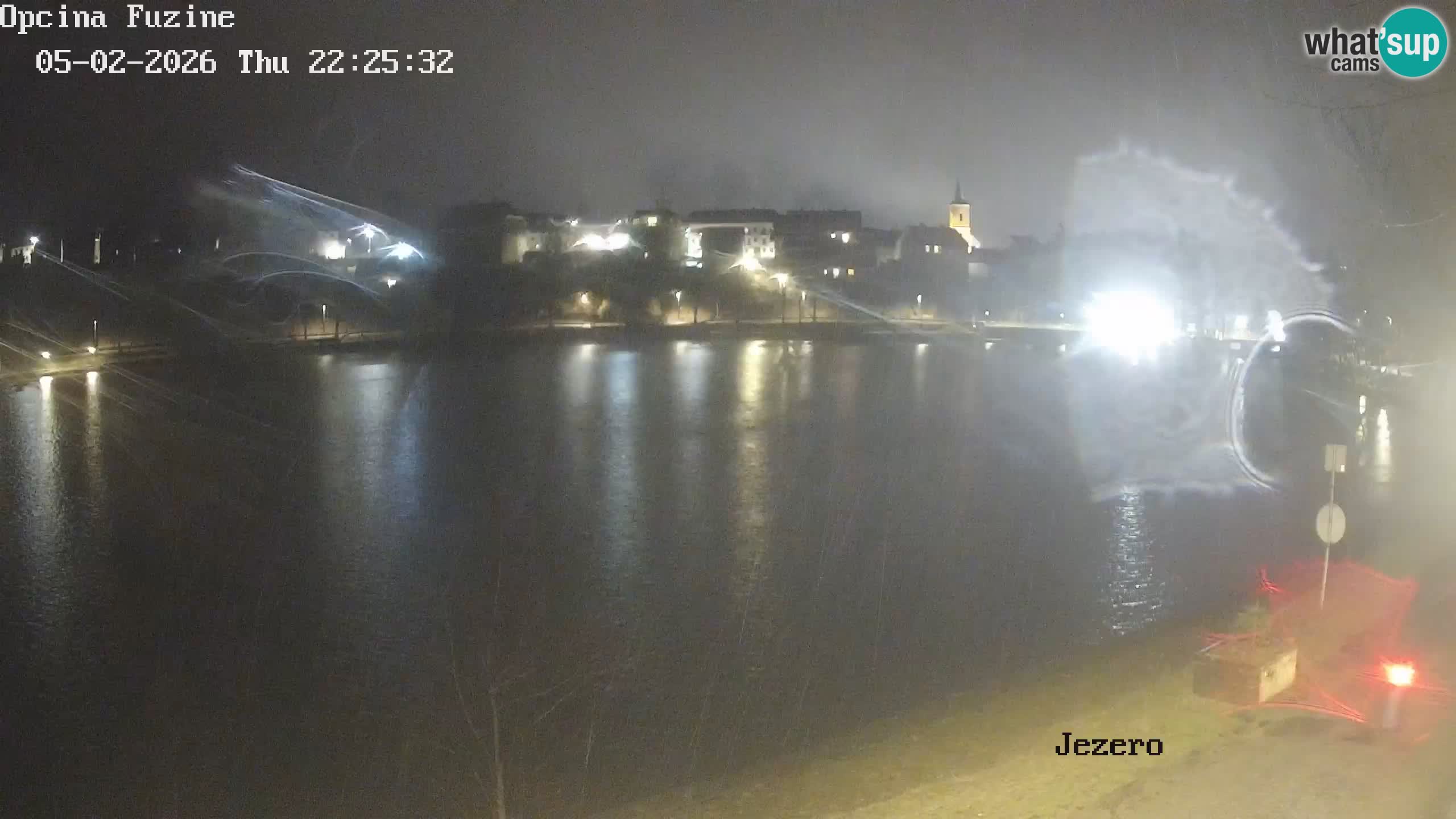 Bajersko Jezero web kamera Fužine