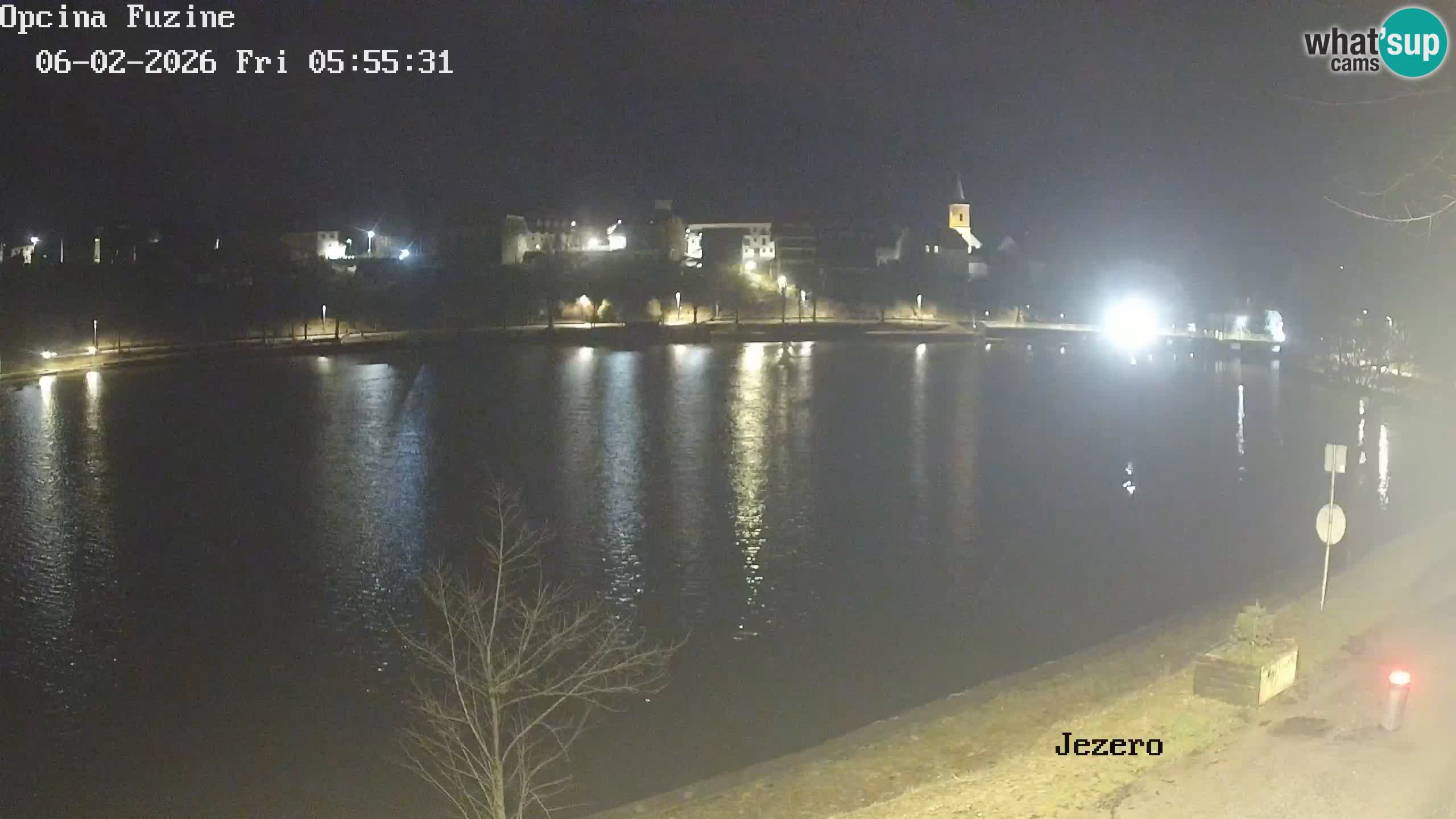 Bajersko Jezero web kamera Fužine