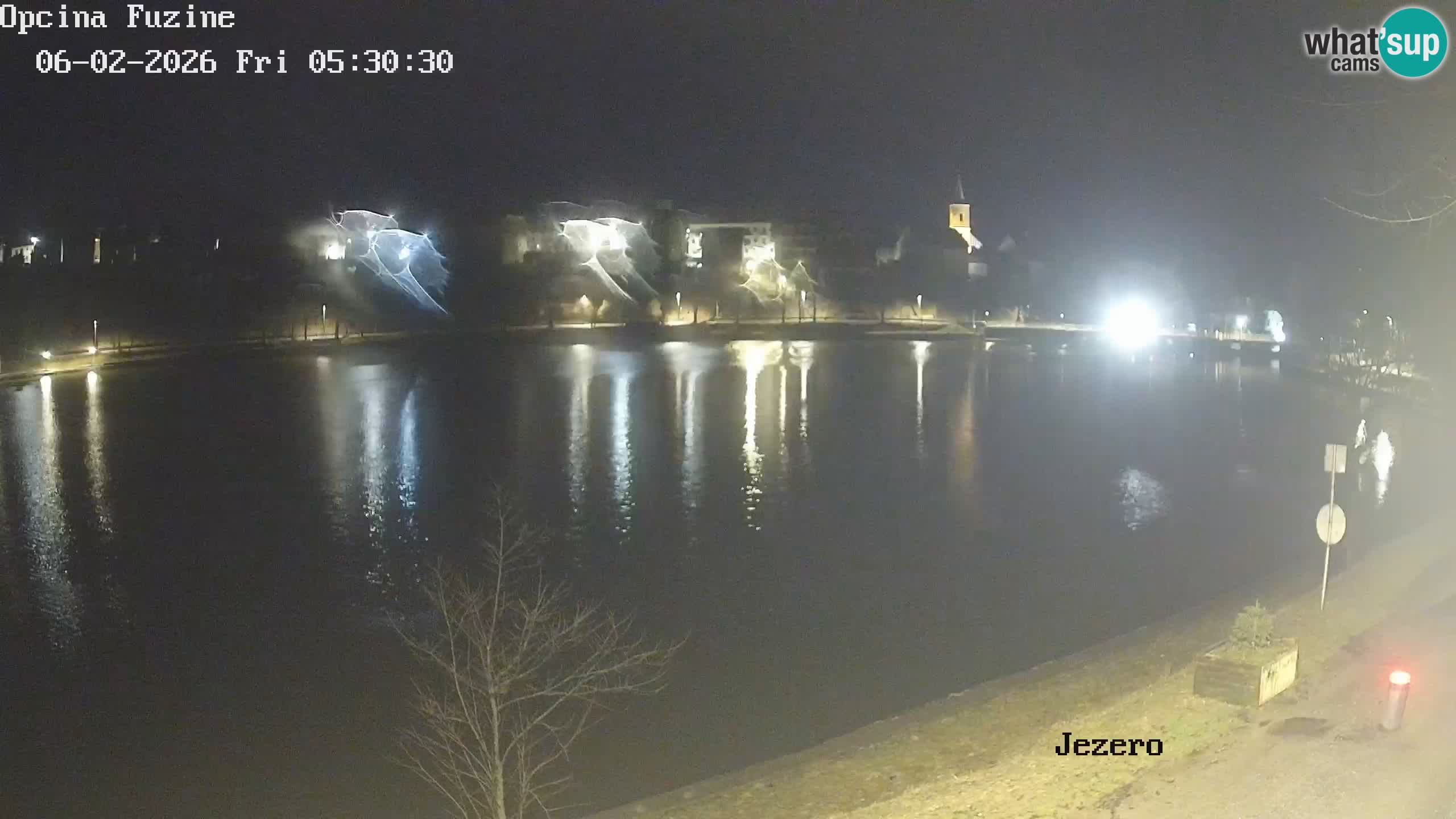 Bajersko Jezero web kamera Fužine