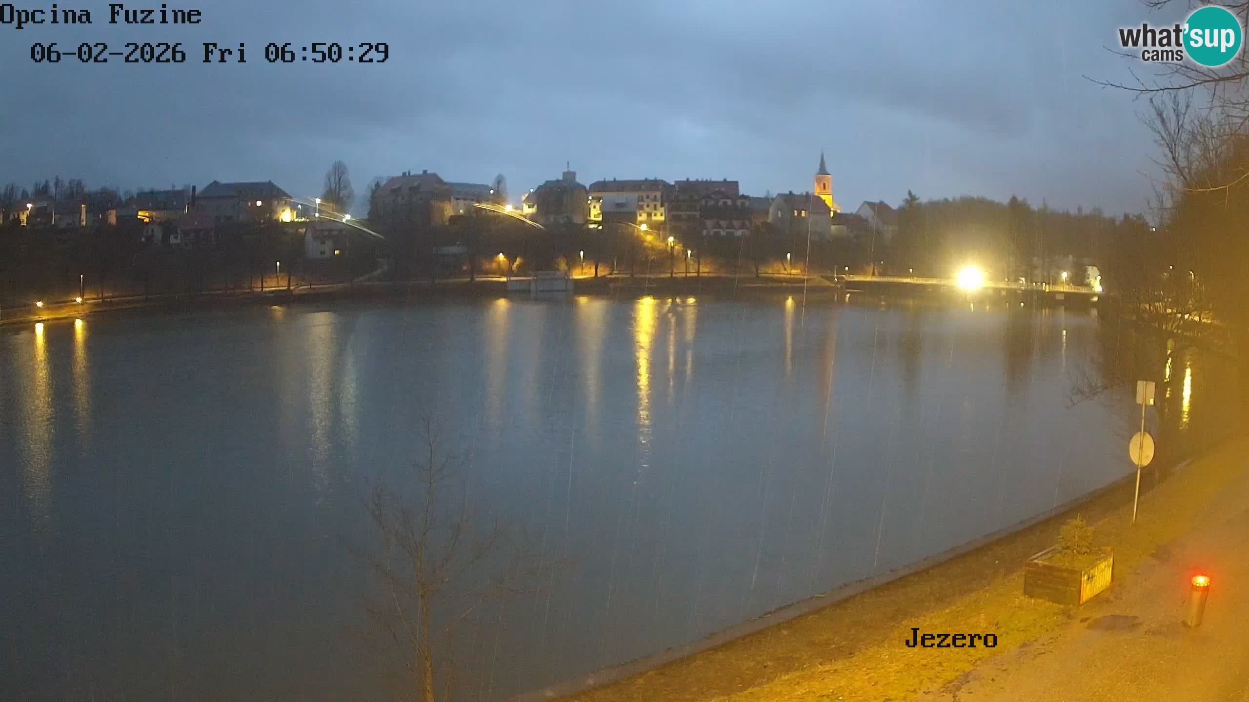 Bajersko Jezero web kamera Fužine