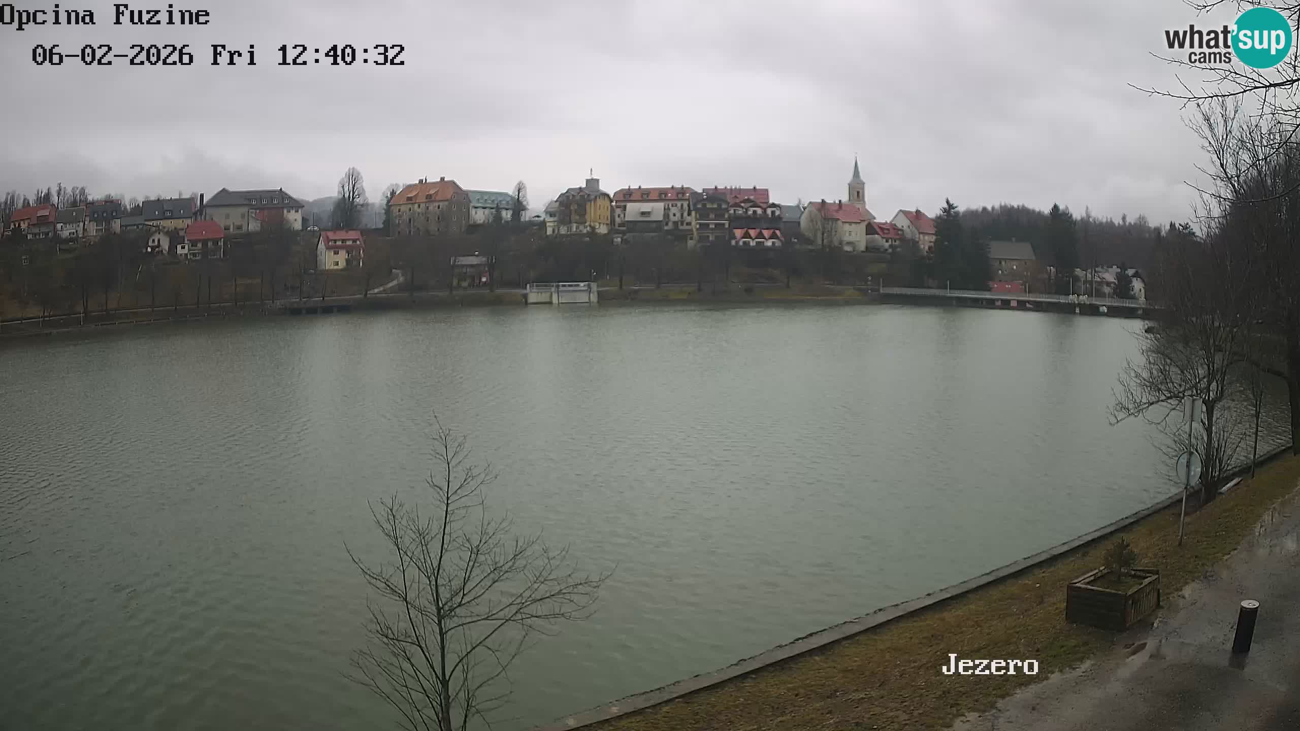 Bajersko Jezero web kamera Fužine