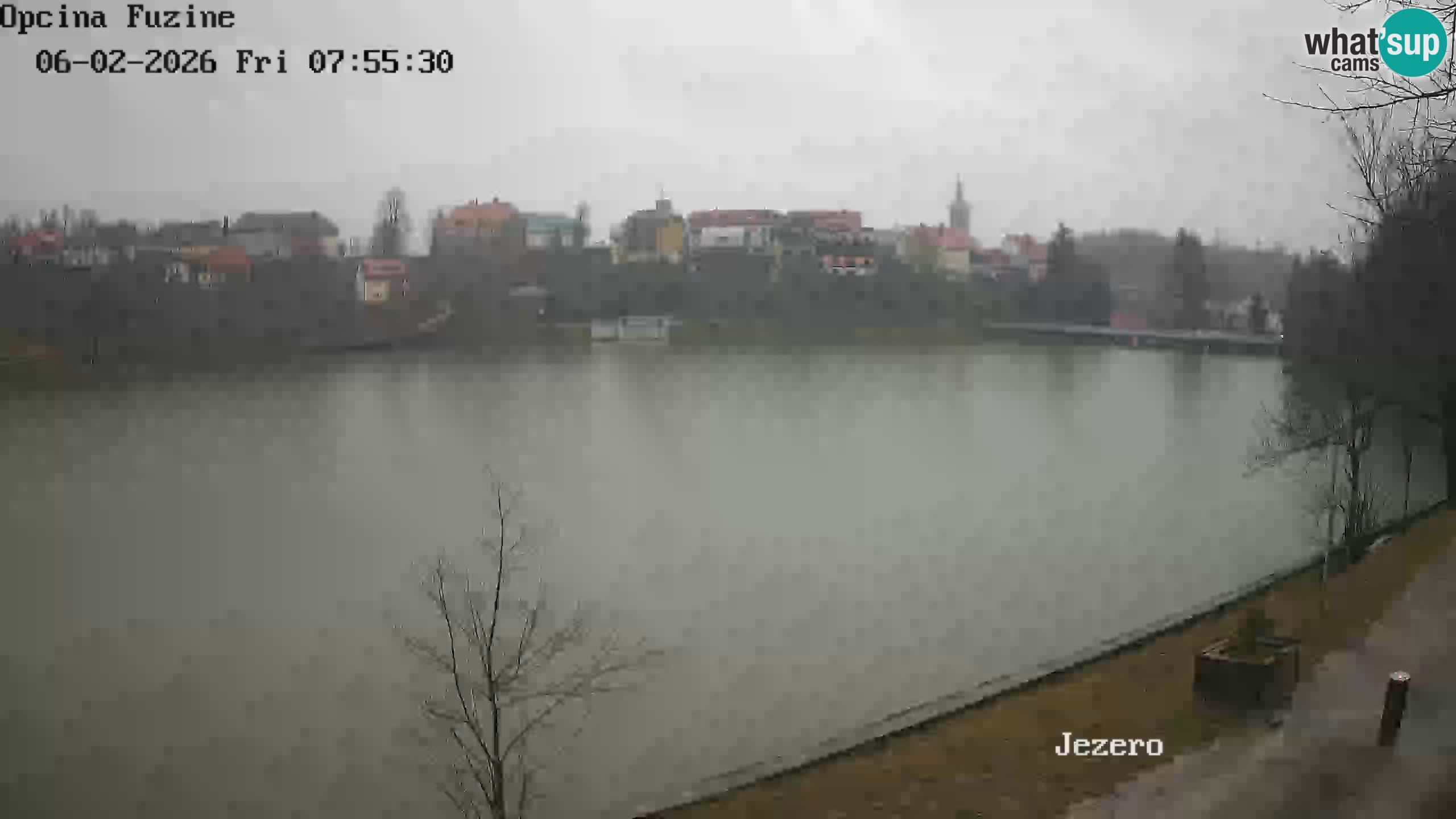 Bajersko Jezero web kamera Fužine