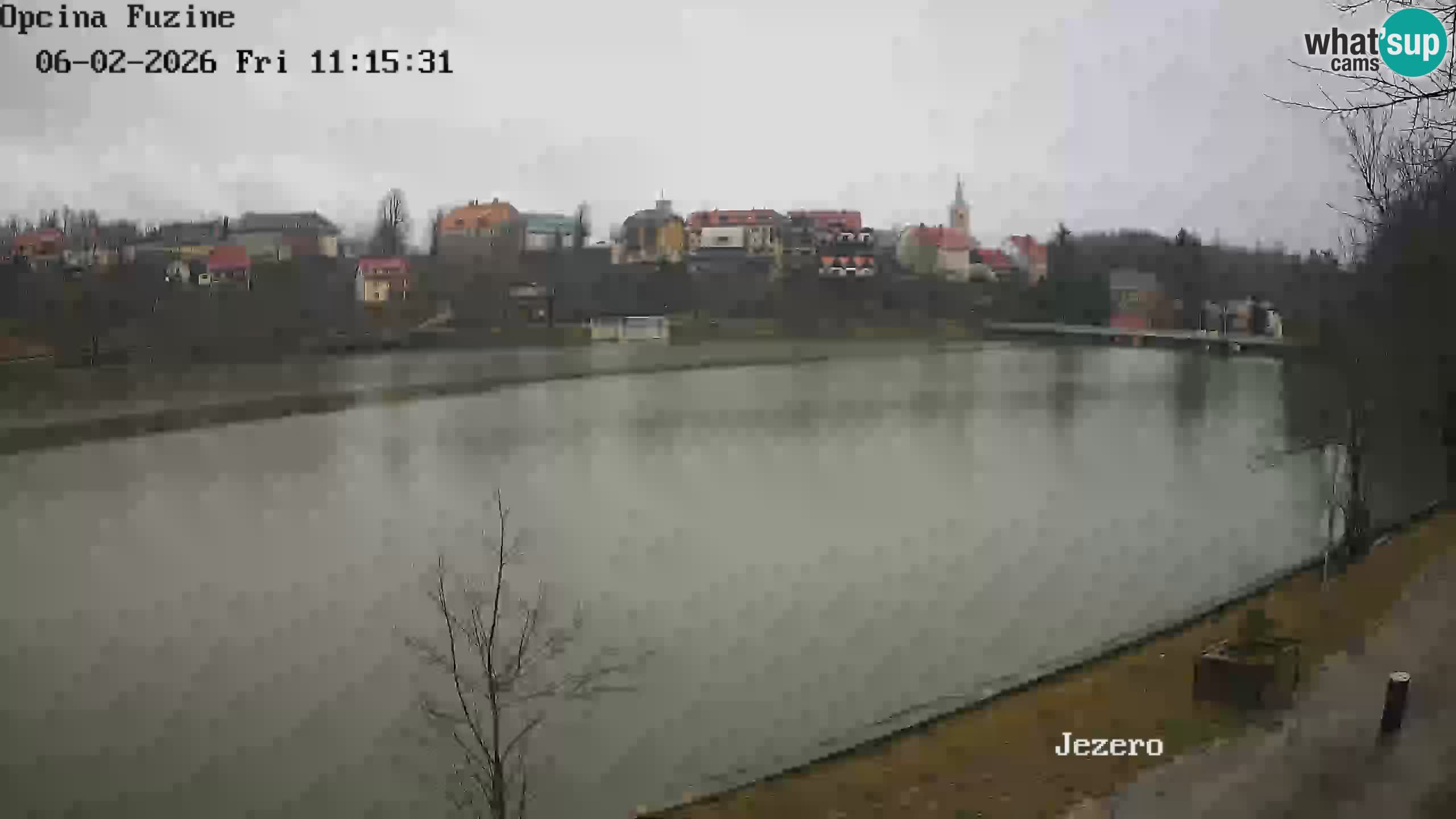 Bajersko Jezero web kamera Fužine