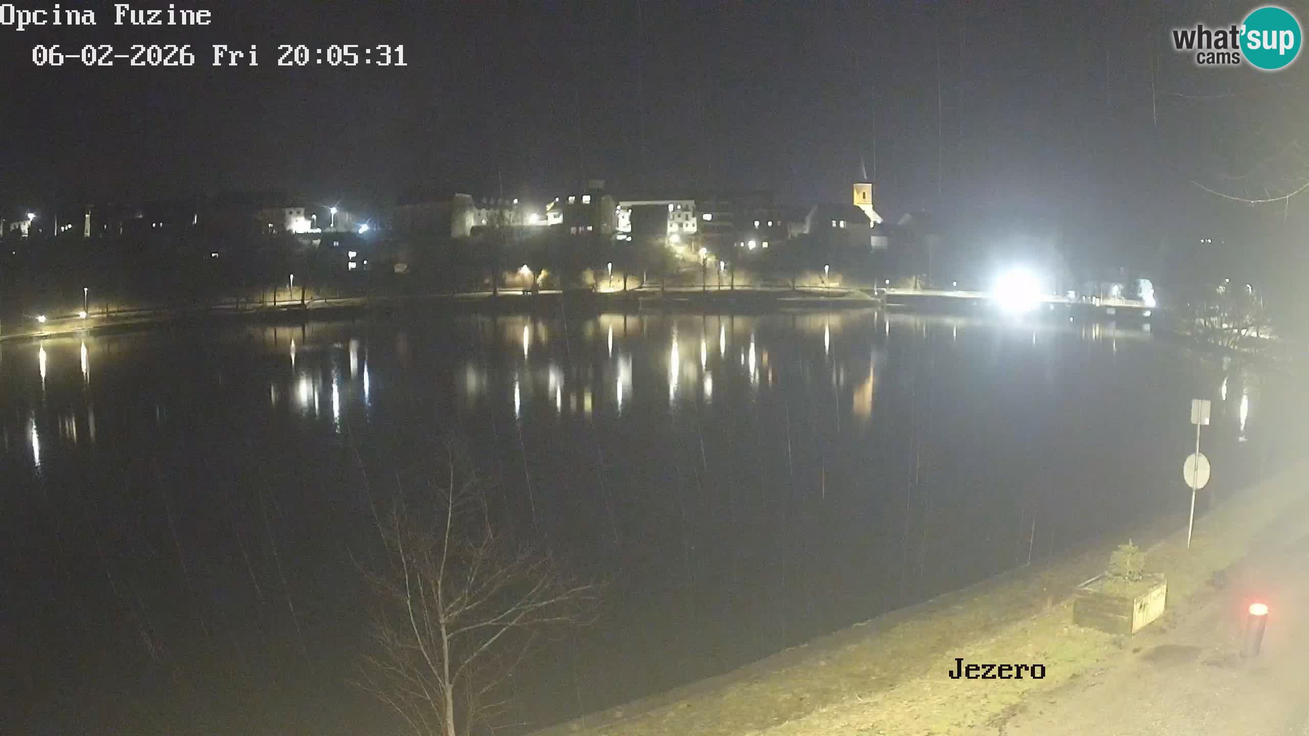 Bajersko Jezero web kamera Fužine