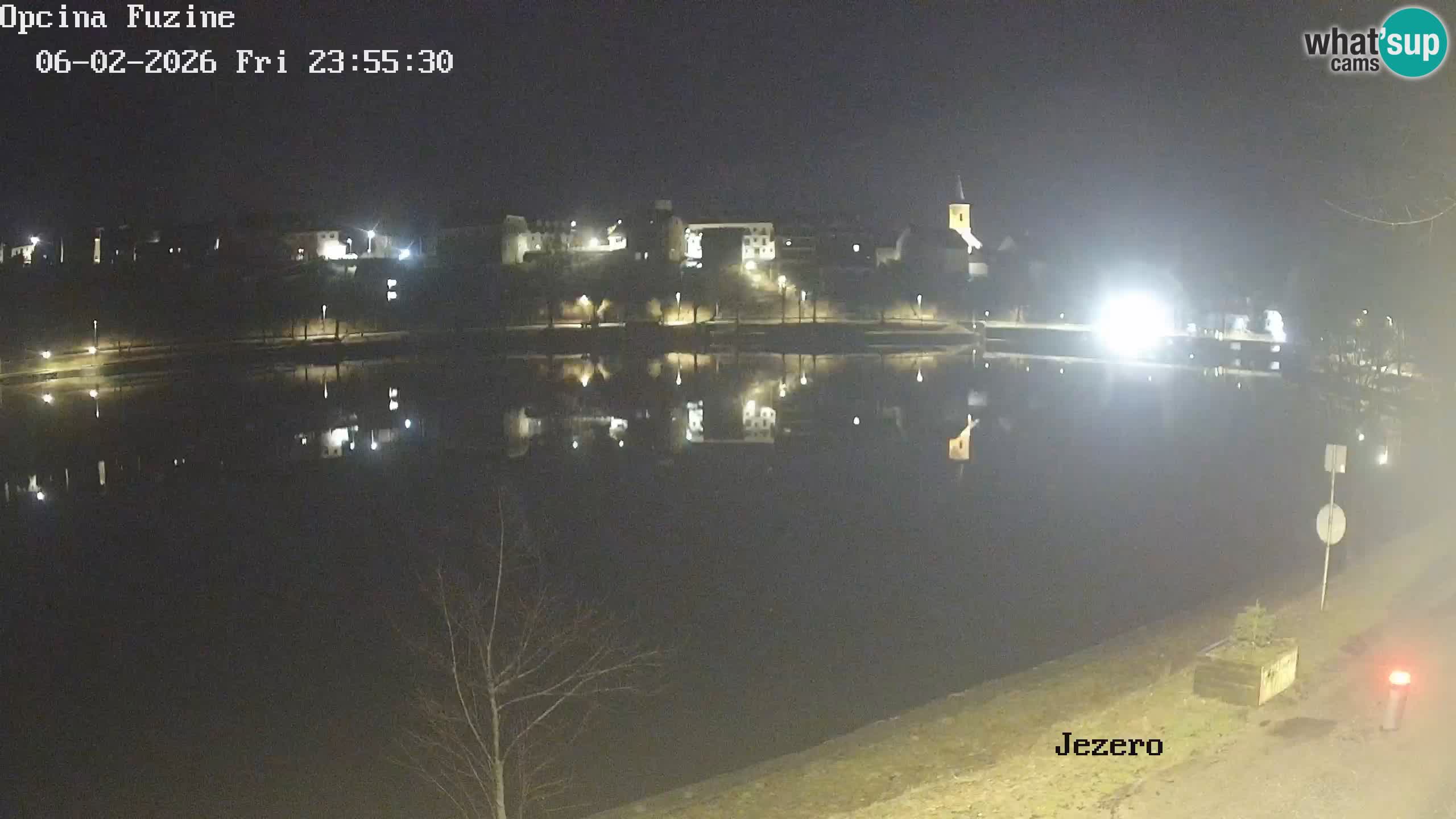 Bajersko Jezero web kamera Fužine