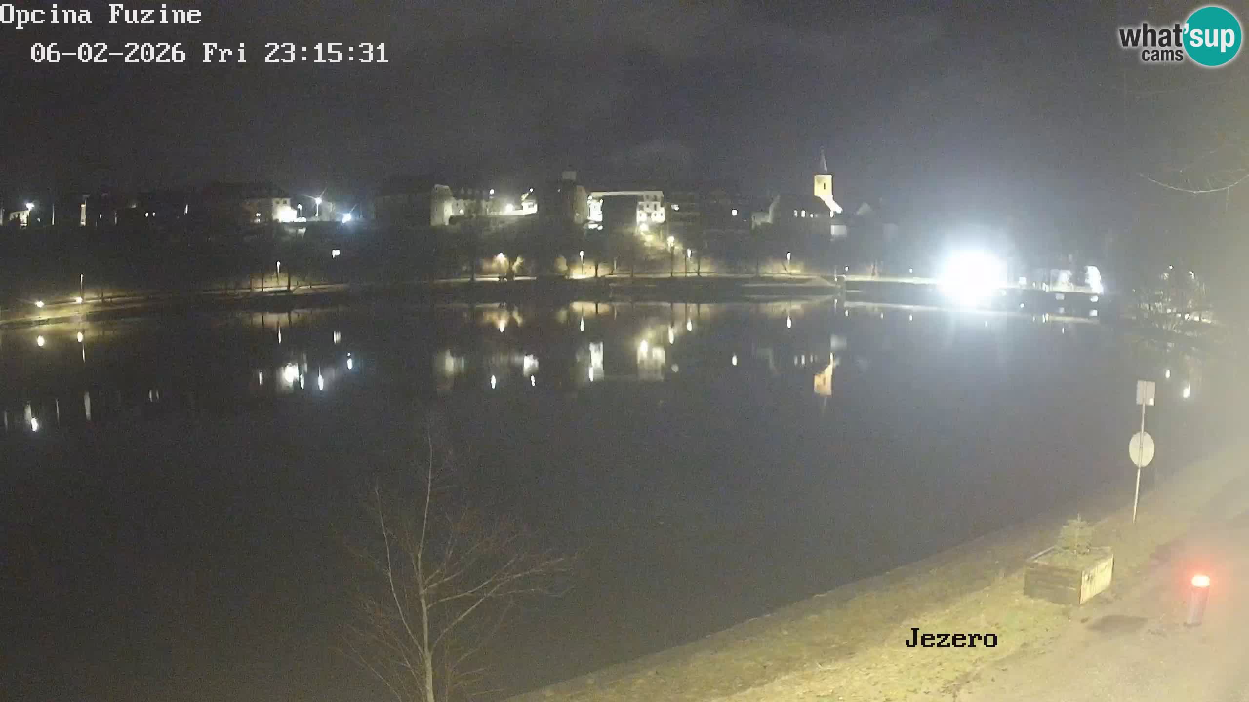 Bajersko Jezero web kamera Fužine