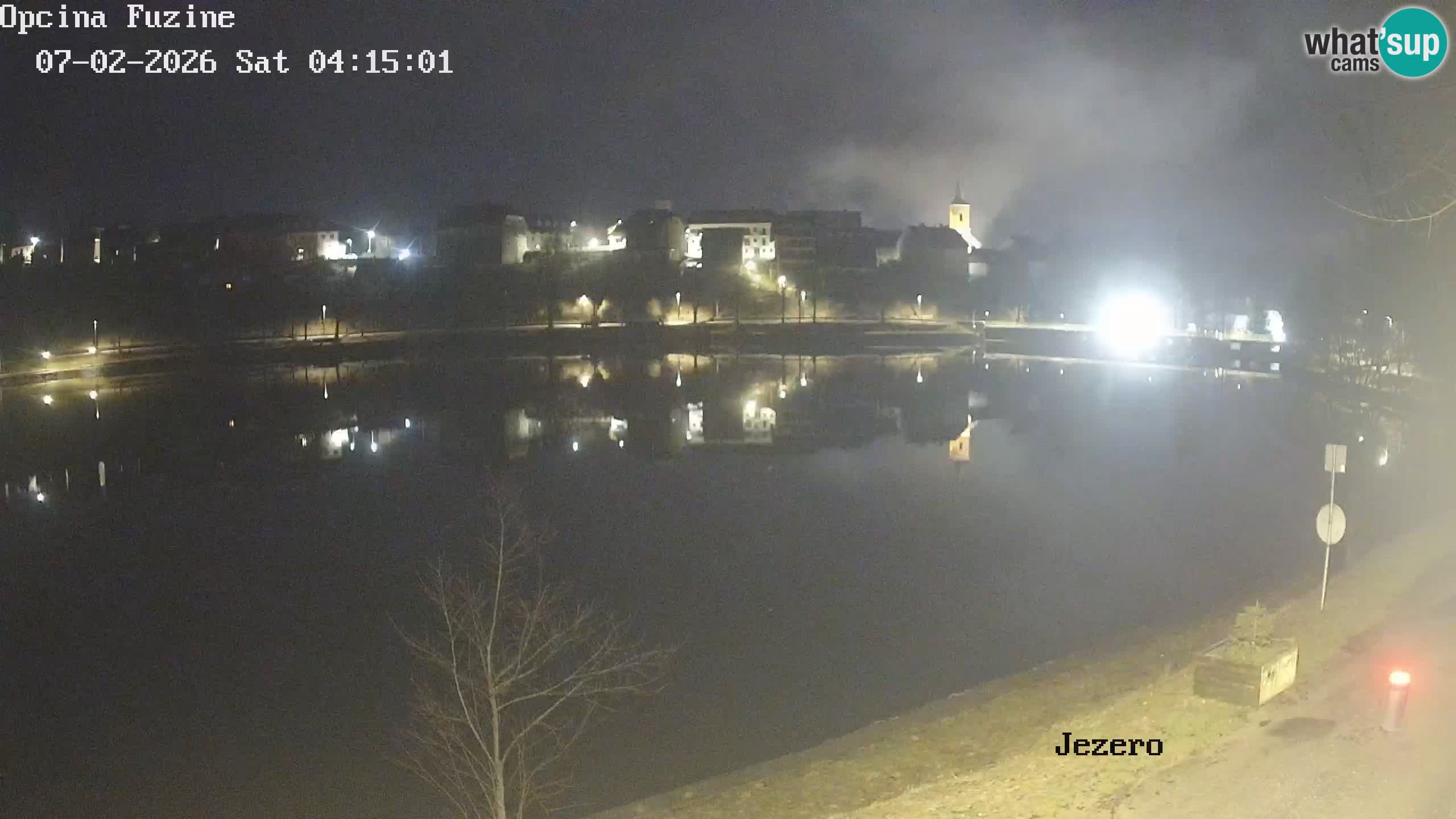 Bajersko Jezero web kamera Fužine