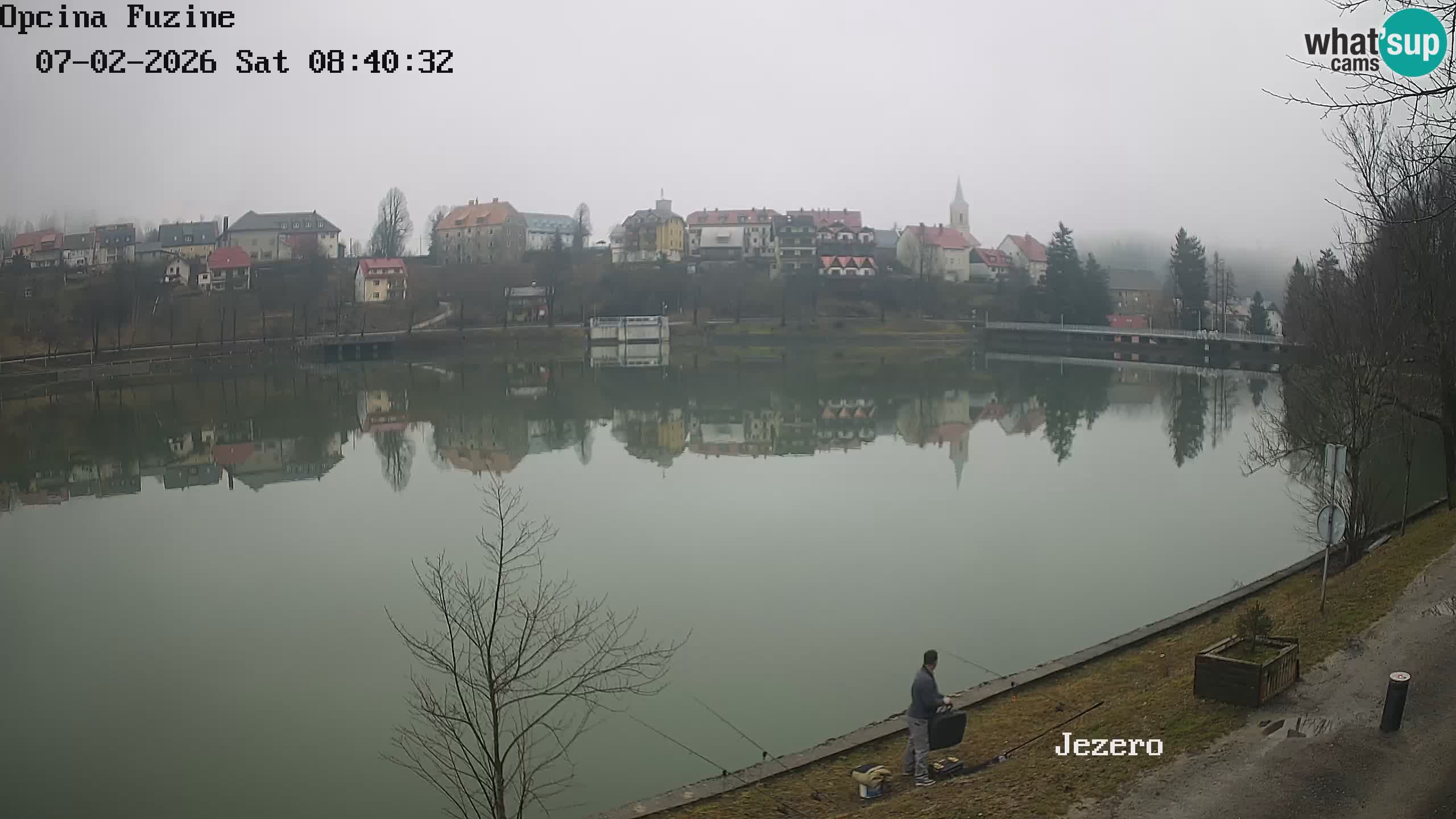 Bajersko Jezero web kamera Fužine