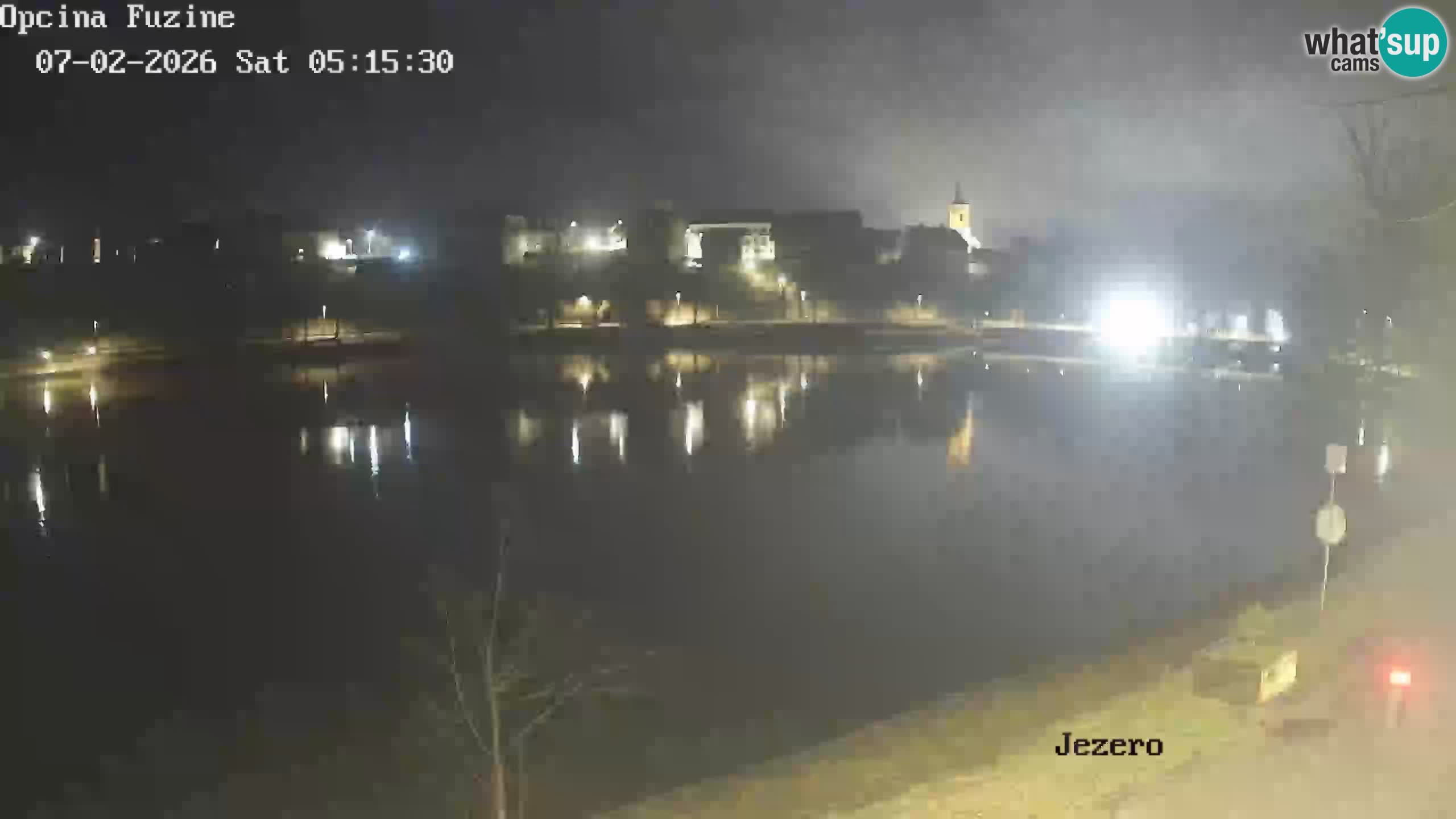 Bajersko Jezero web kamera Fužine