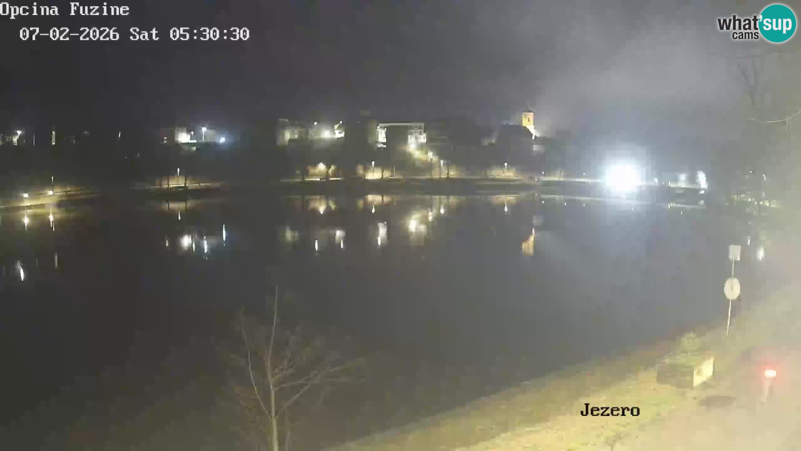 Bajersko Jezero web kamera Fužine