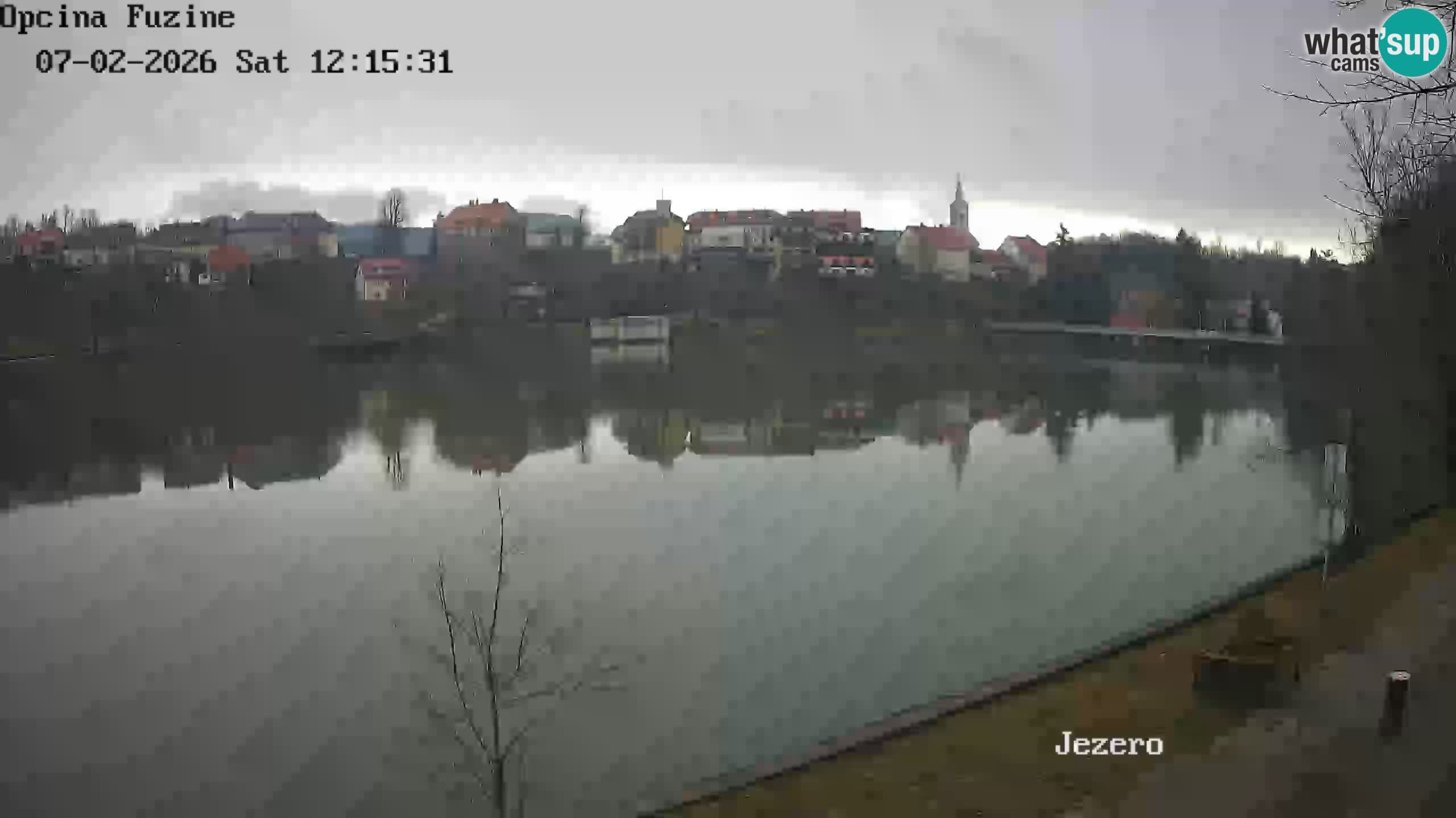 Bajersko Jezero web kamera Fužine