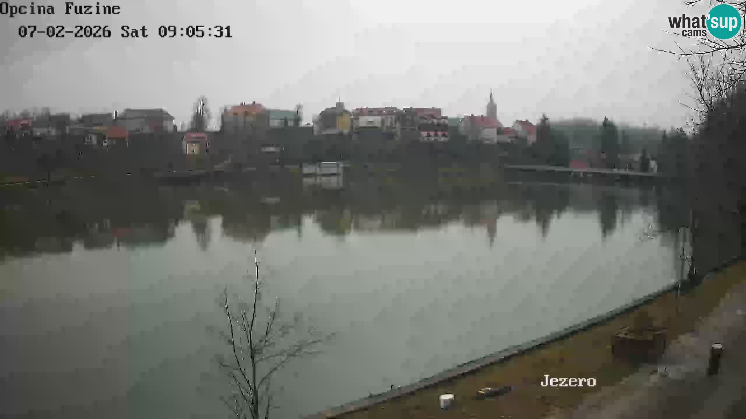 Bajersko Jezero web kamera Fužine