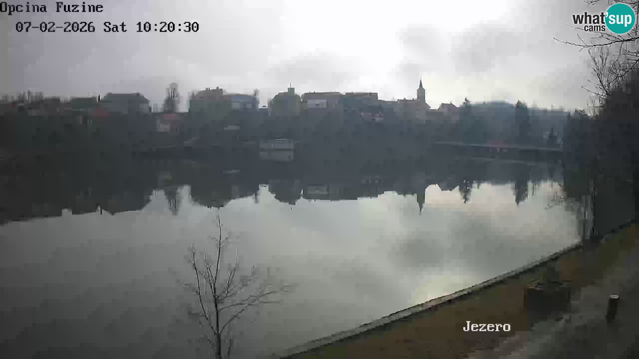 Bajersko Jezero web kamera Fužine