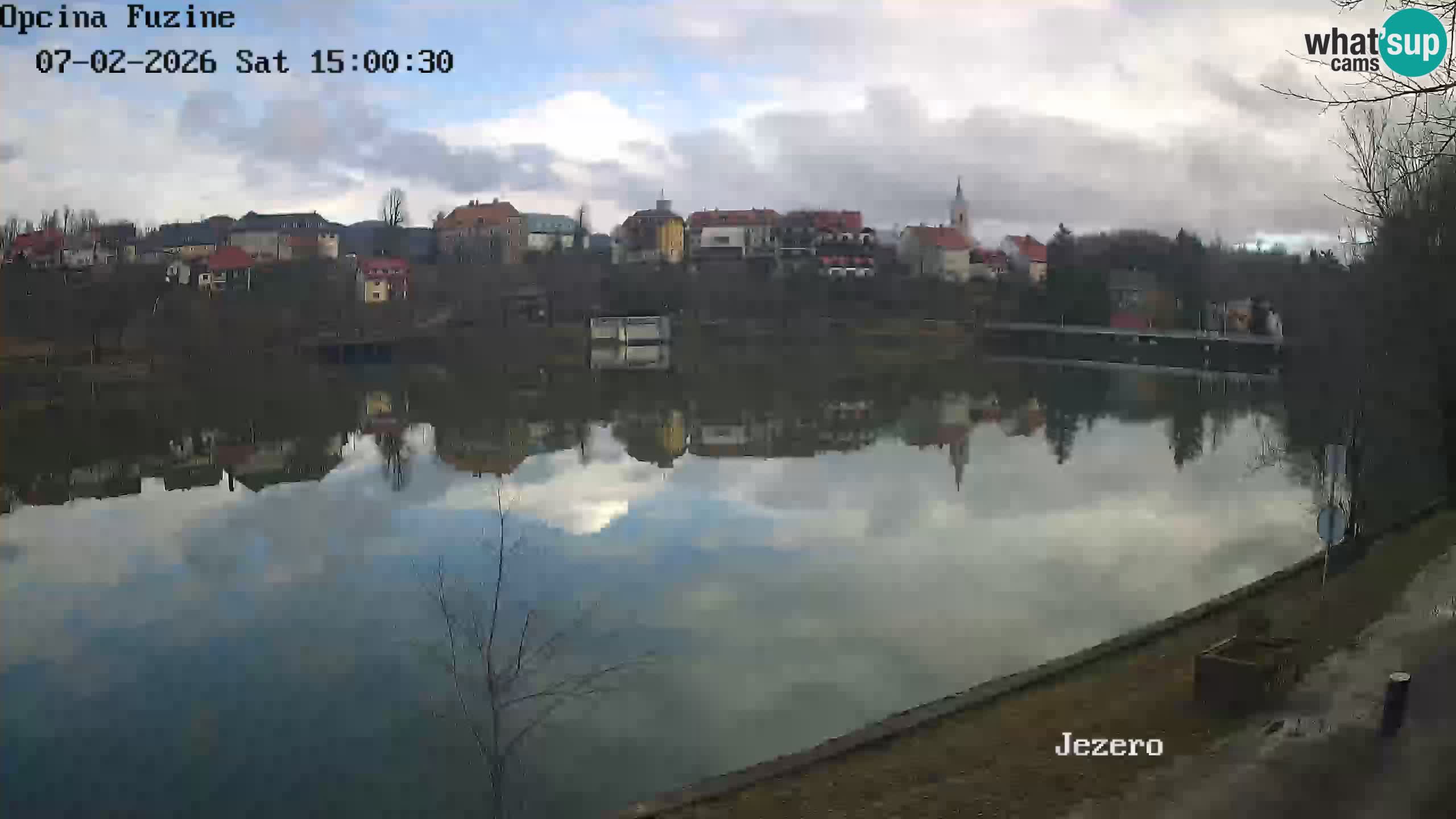 Bajersko Jezero web kamera Fužine