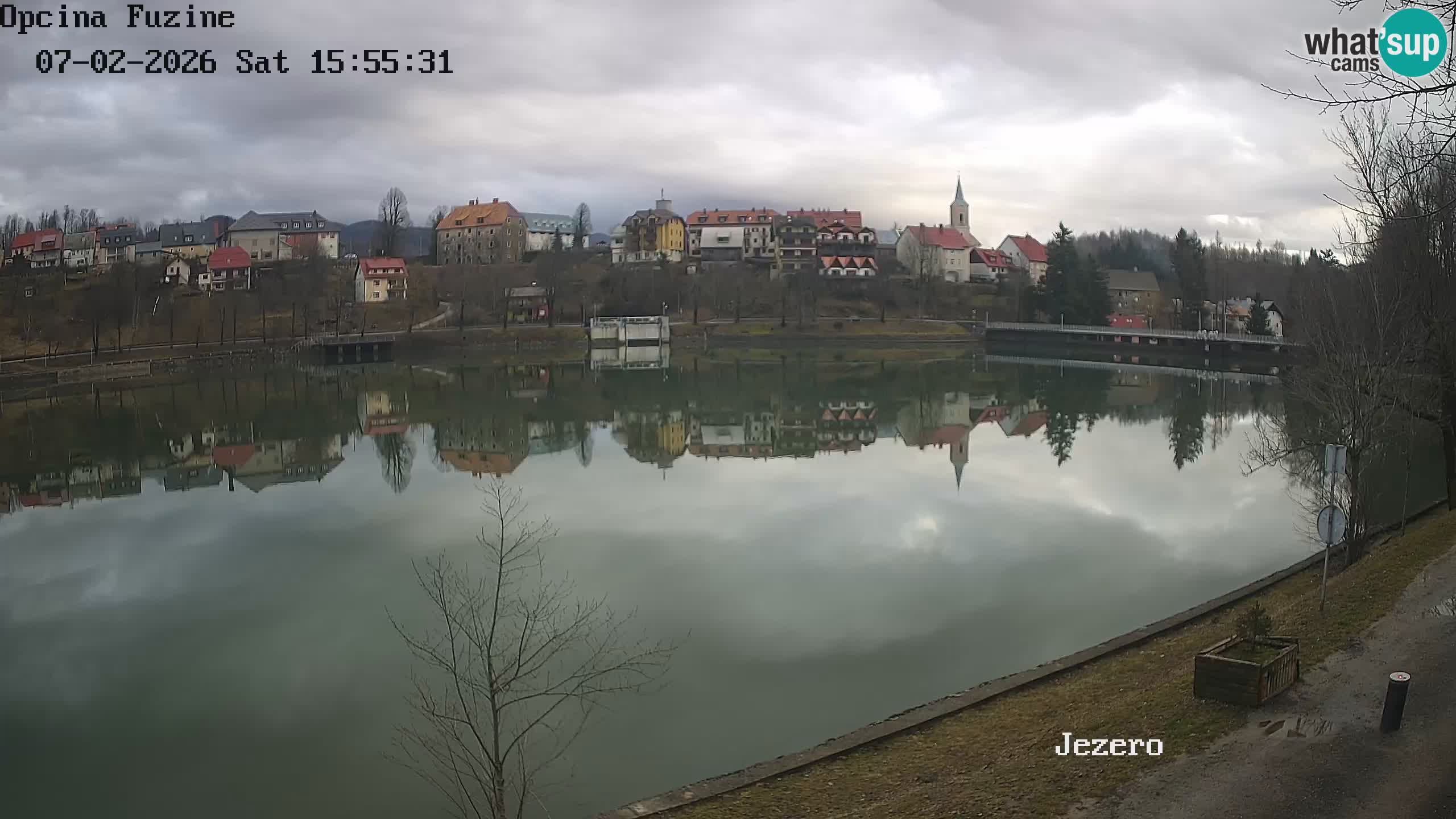 Bajersko Jezero web kamera Fužine