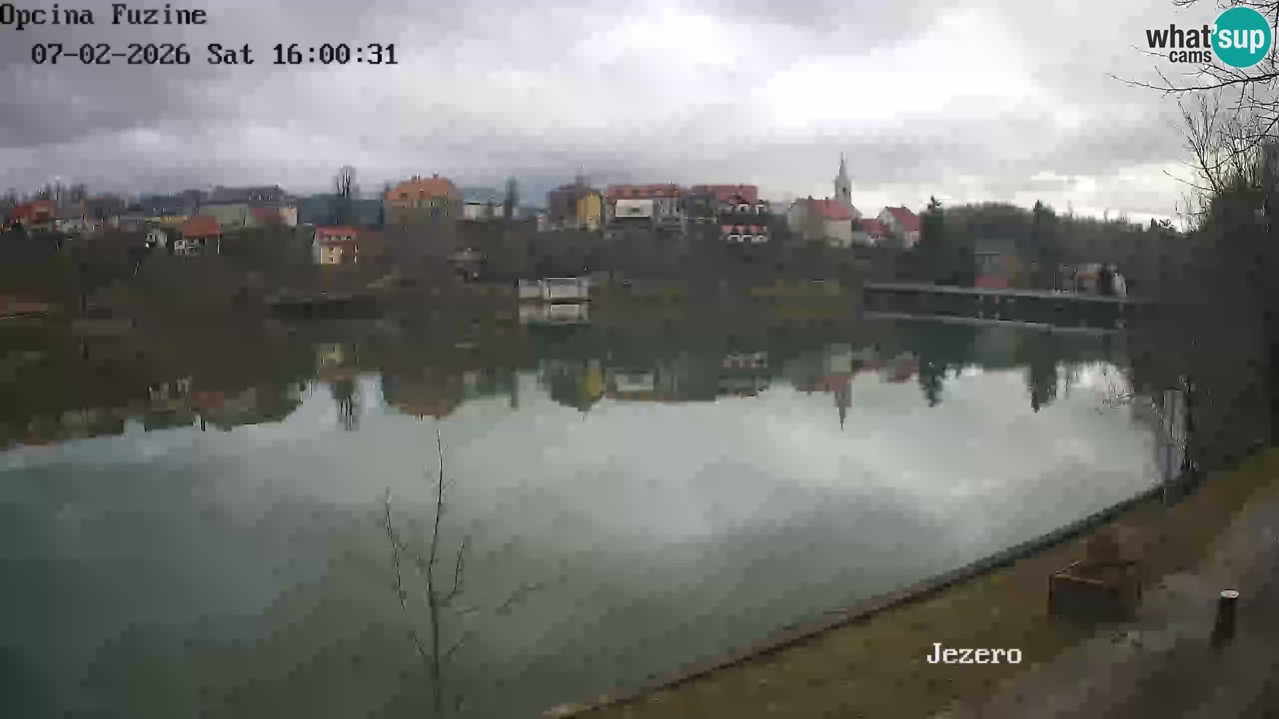 Bajersko Jezero web kamera Fužine