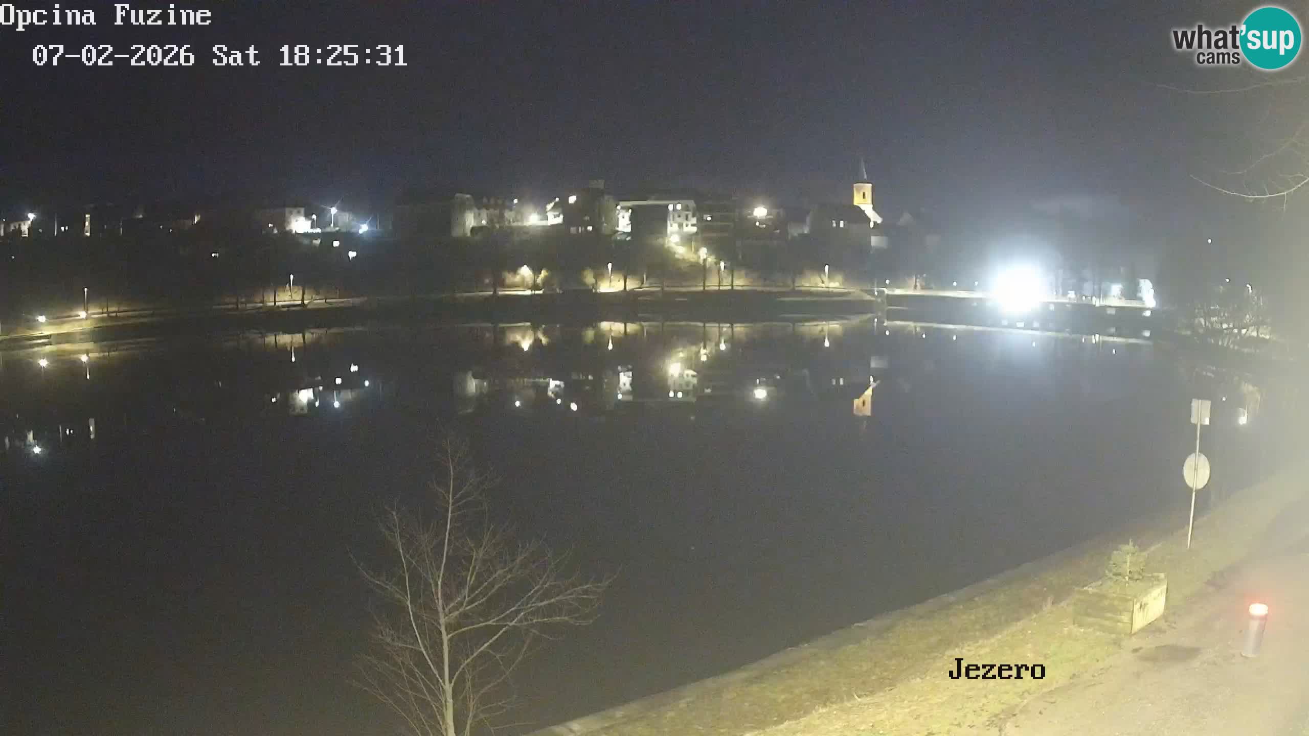 Bajersko Jezero web kamera Fužine