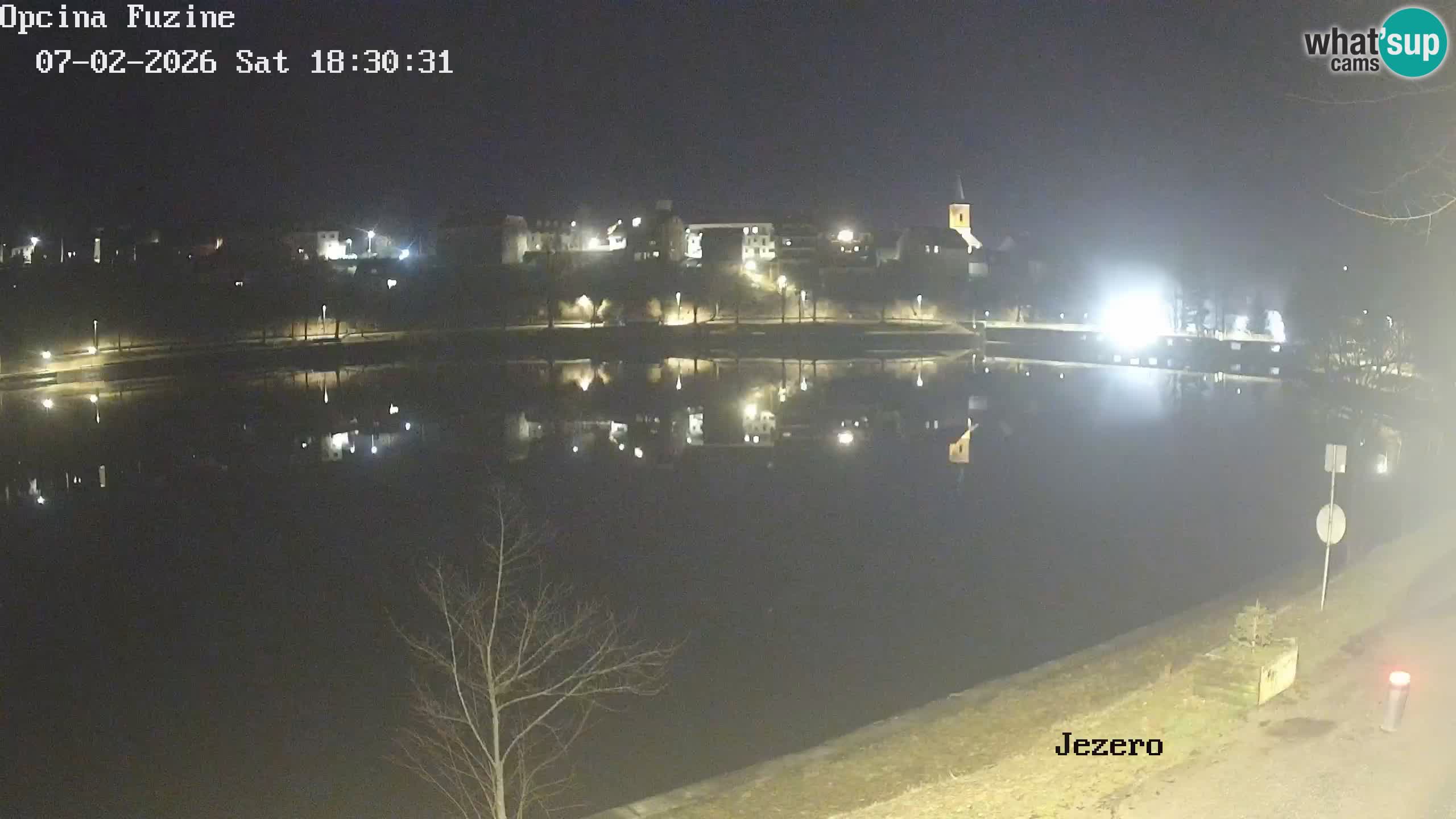 Bajersko Jezero web kamera Fužine