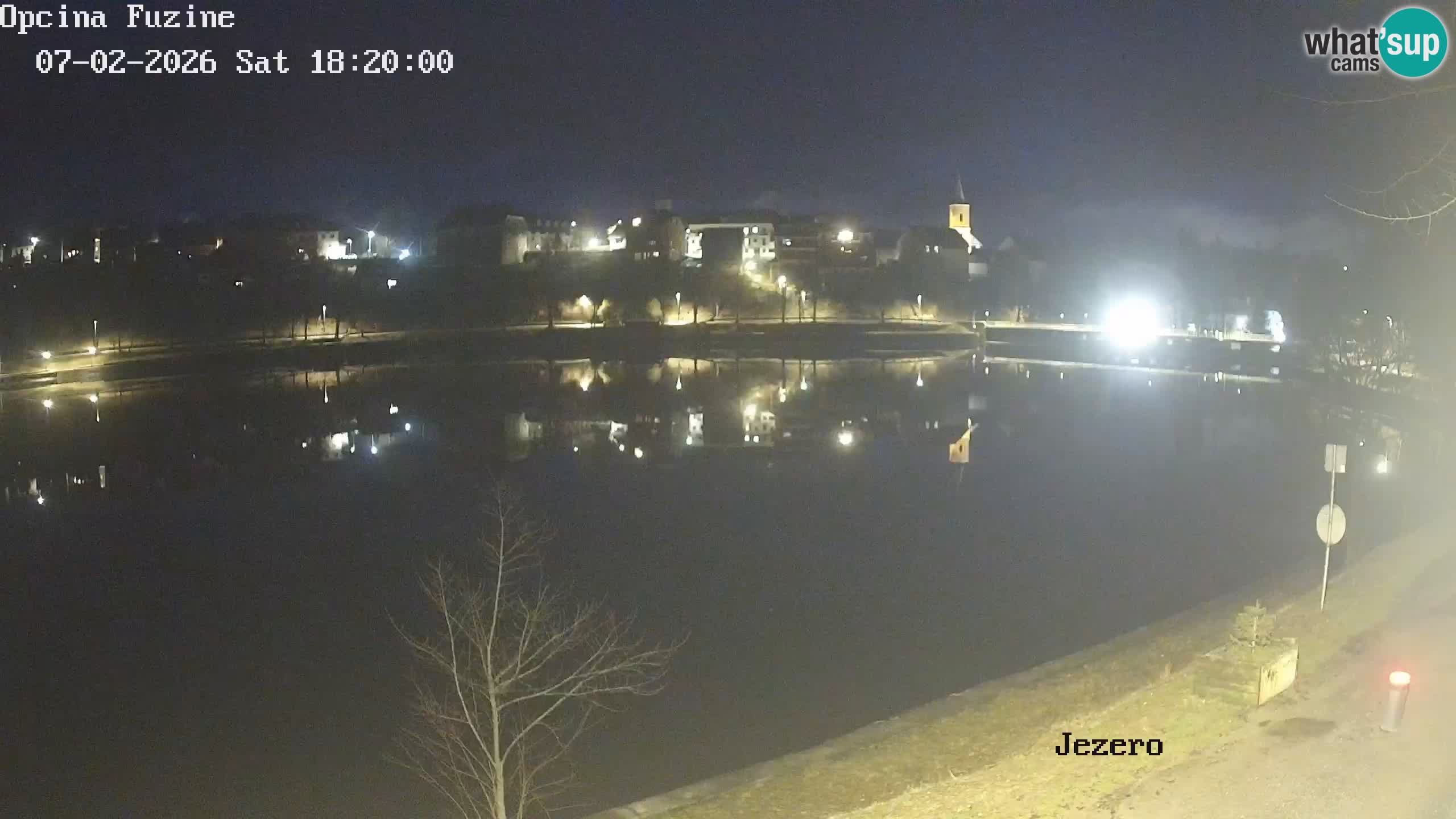 Bajersko Jezero web kamera Fužine