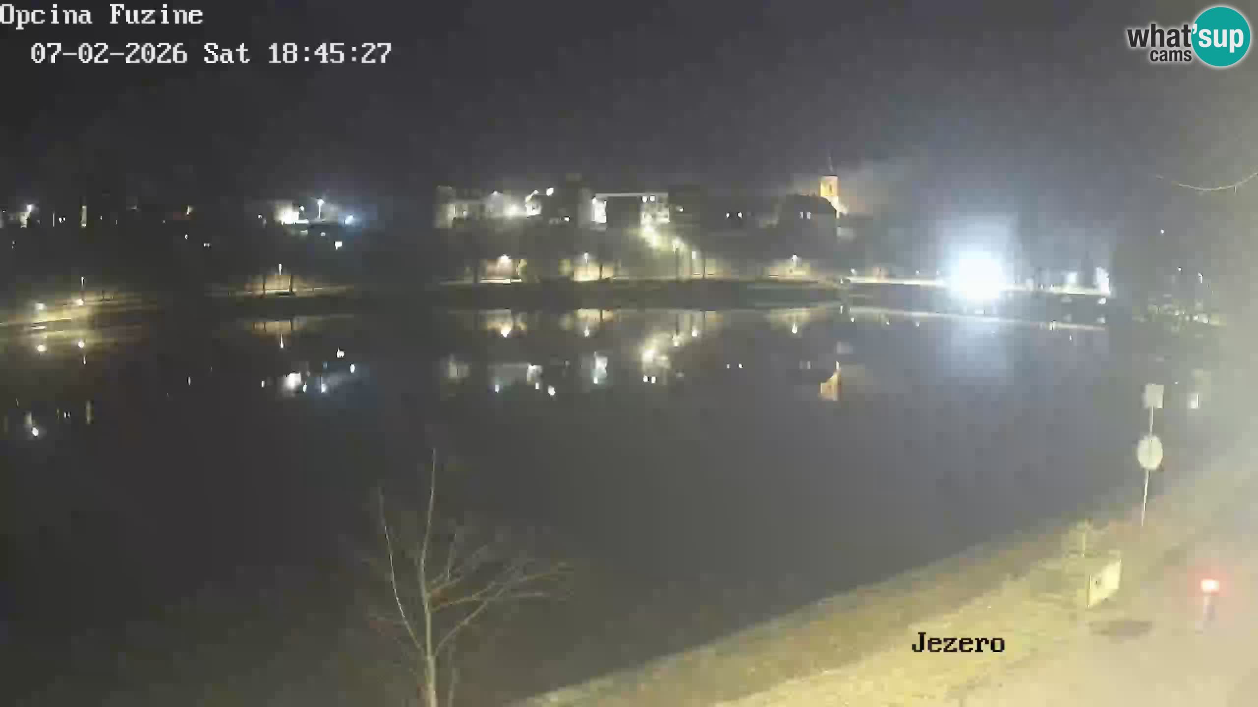 Bajersko Jezero web kamera Fužine