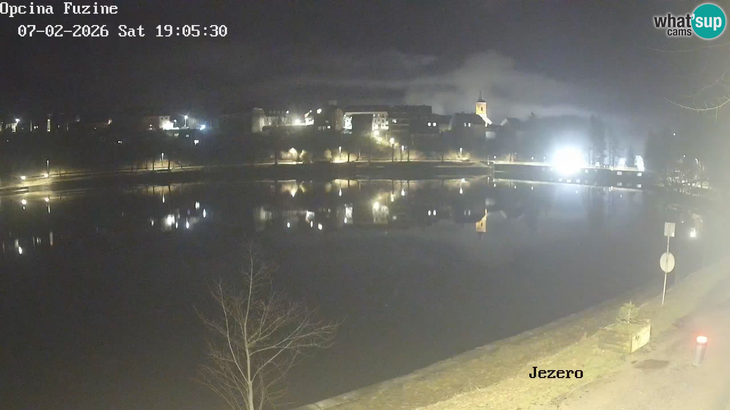 Bajersko Jezero web kamera Fužine