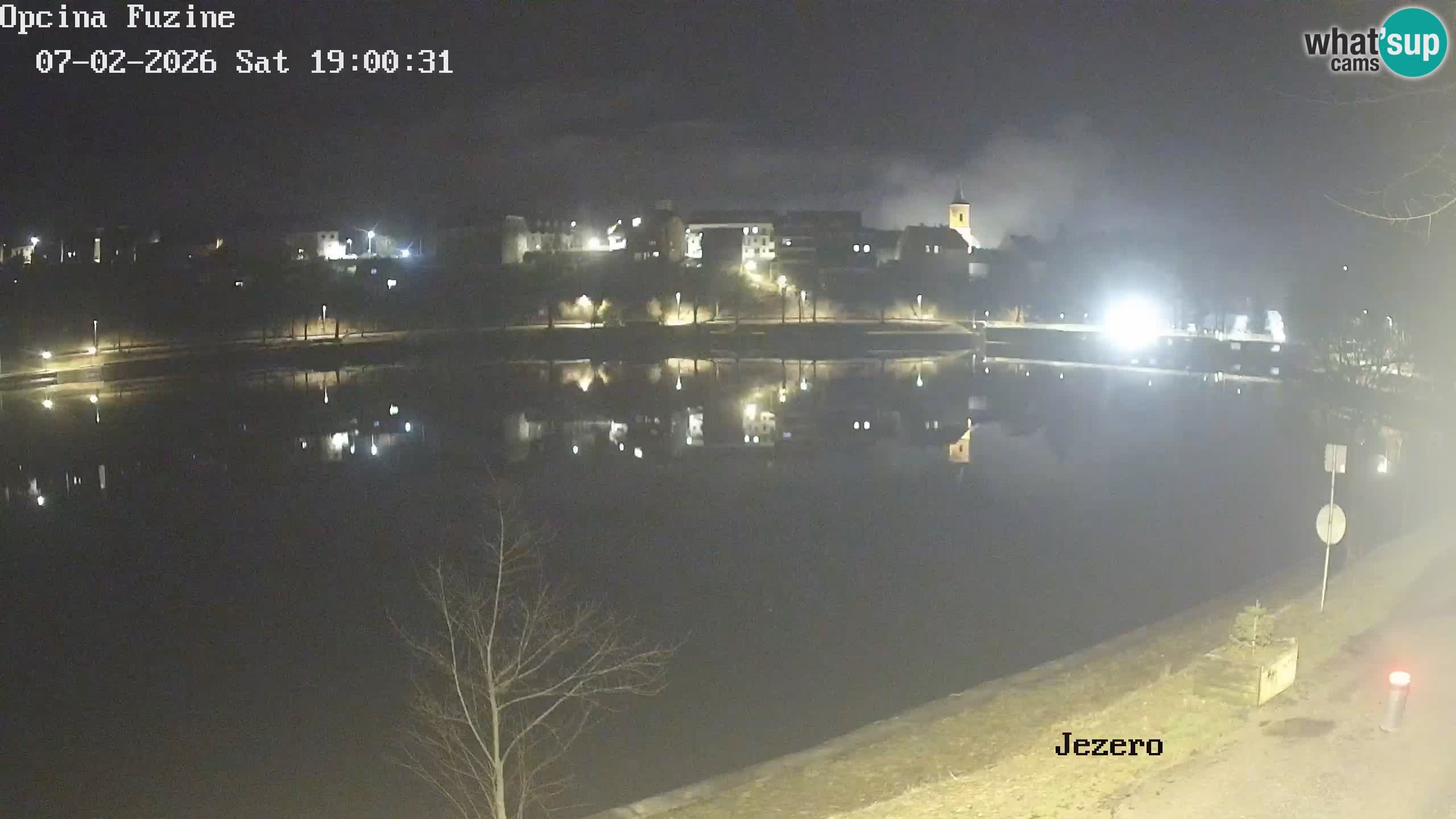 Bajersko Jezero web kamera Fužine