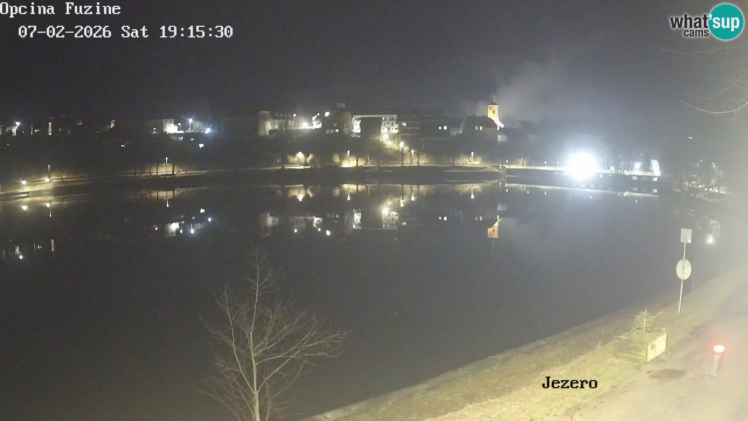 Bajersko Jezero web kamera Fužine