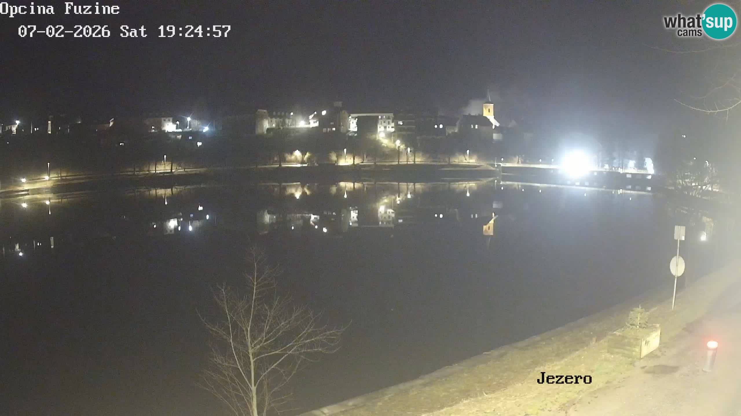 Bajersko Jezero web kamera Fužine