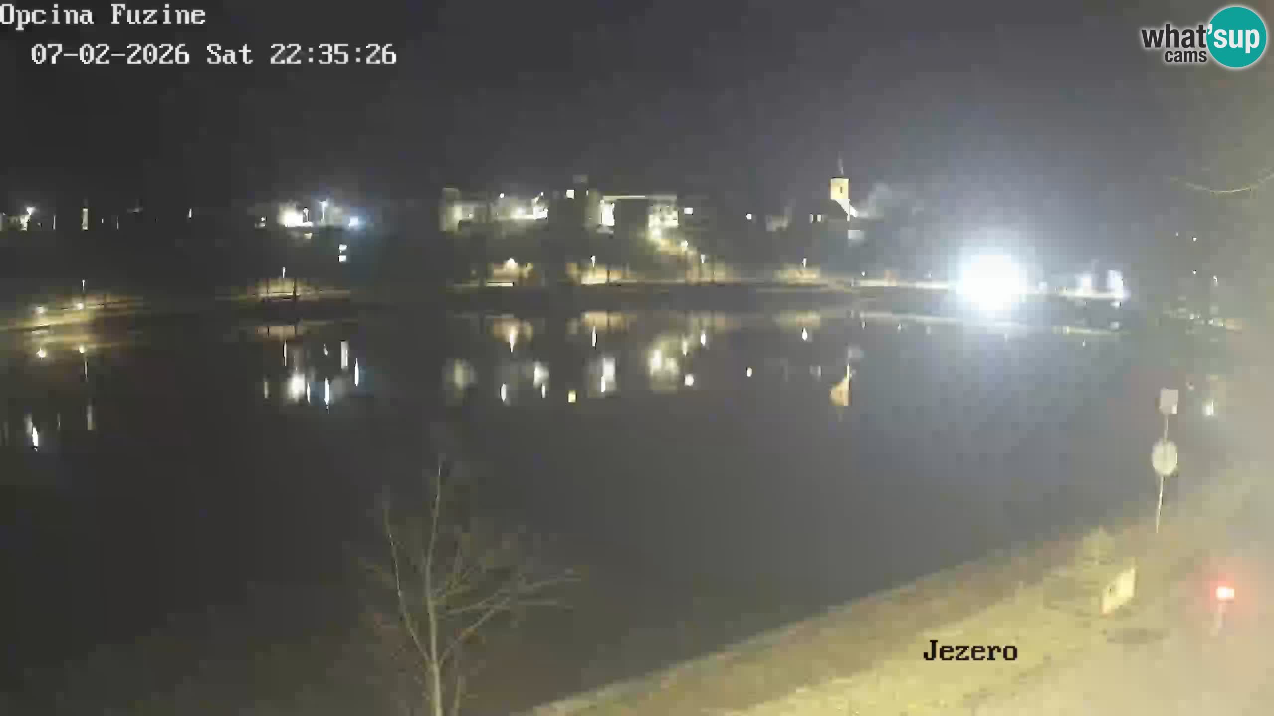 Bajersko Jezero web kamera Fužine