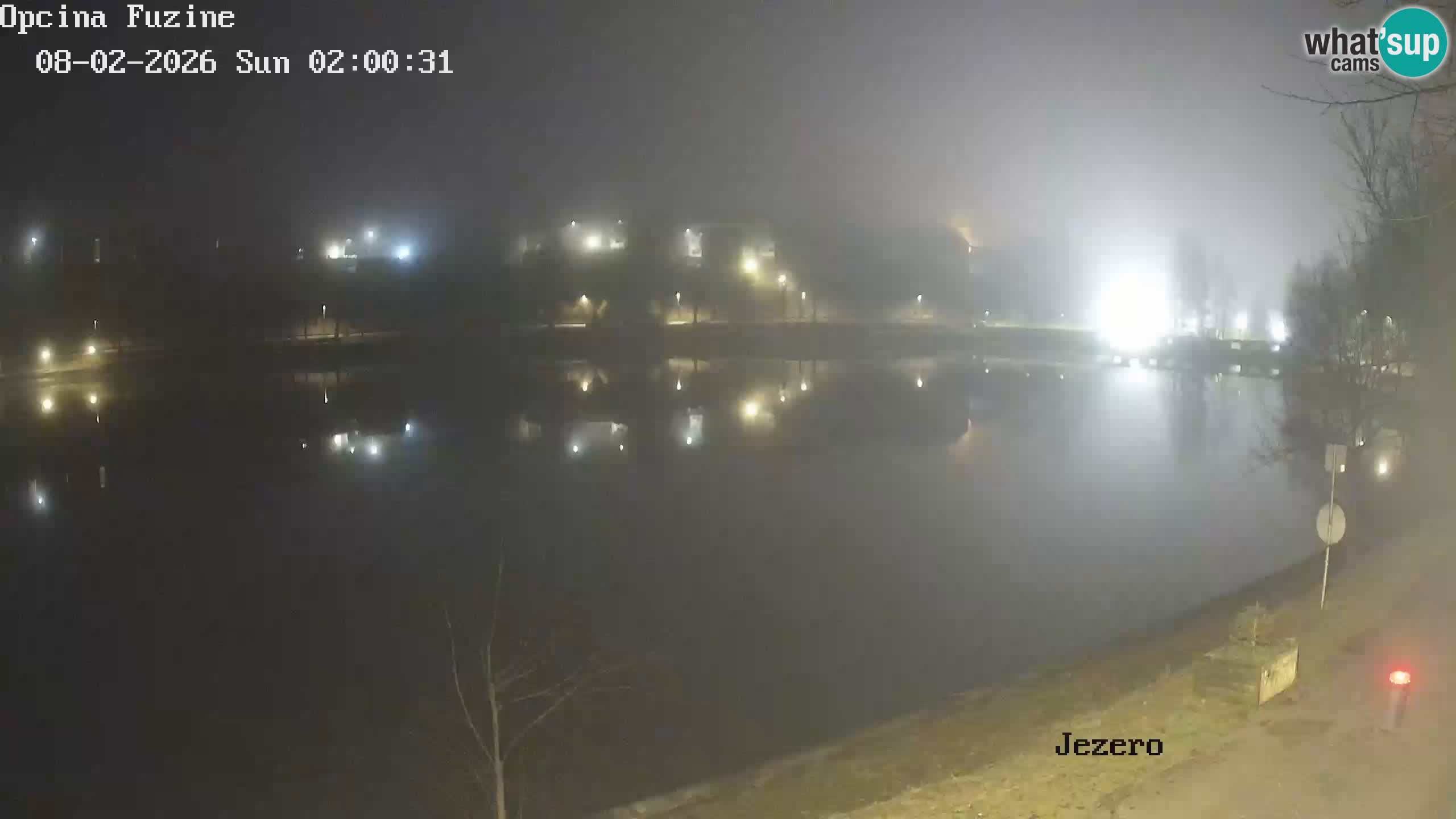 Bajersko Jezero web kamera Fužine