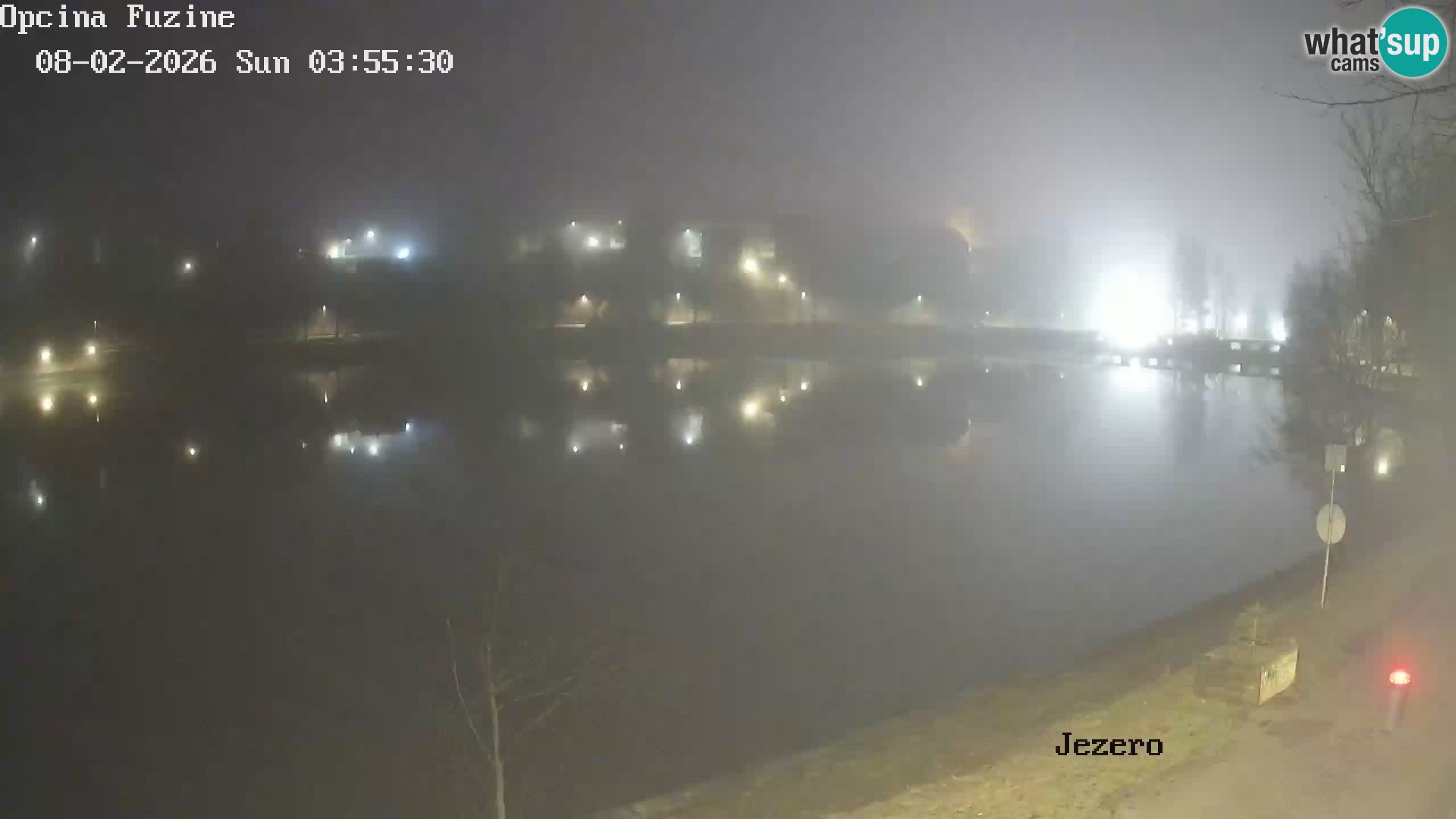 Bajersko Jezero web kamera Fužine