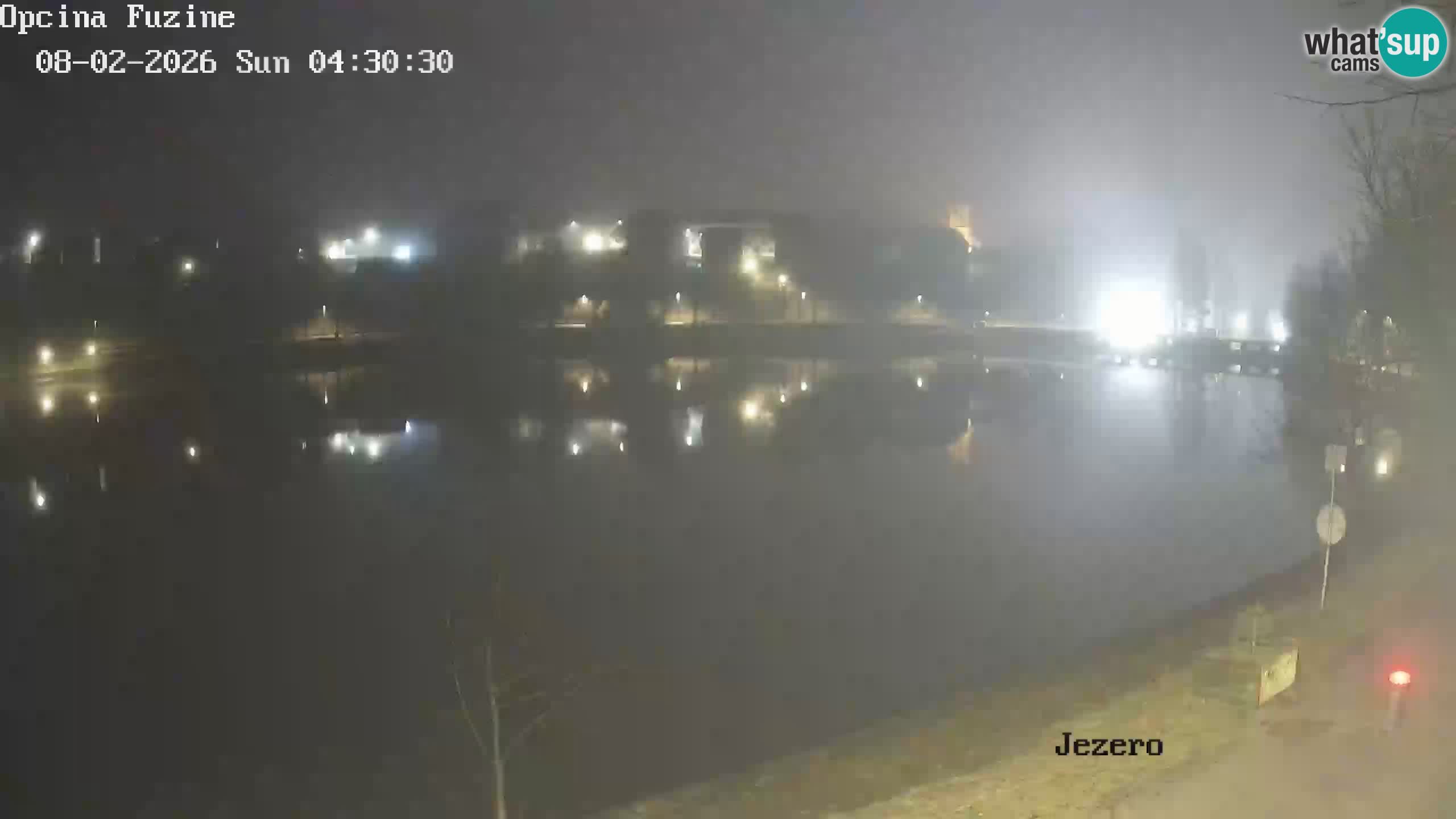 Bajersko Jezero web kamera Fužine