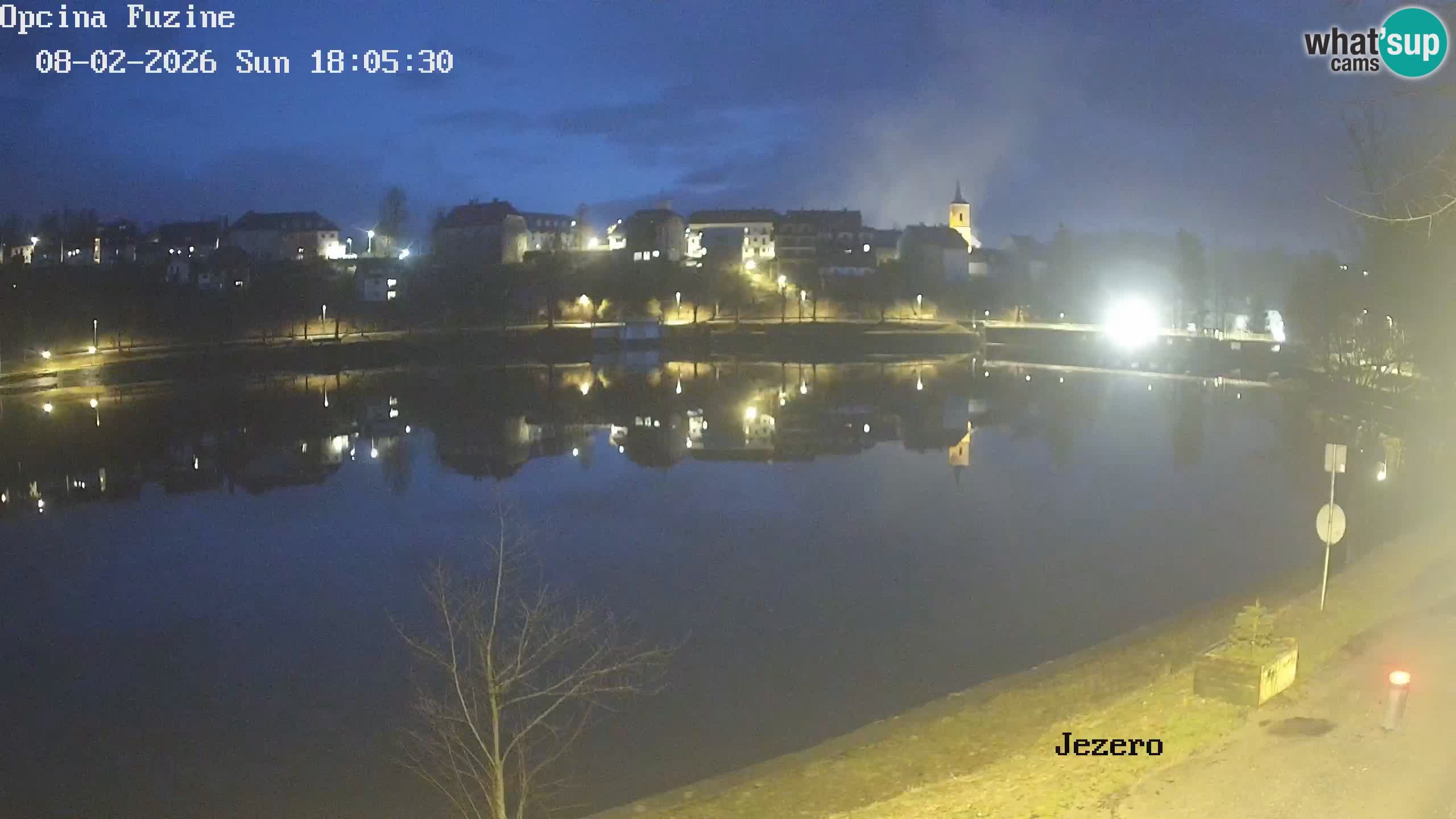 Bajersko Jezero web kamera Fužine