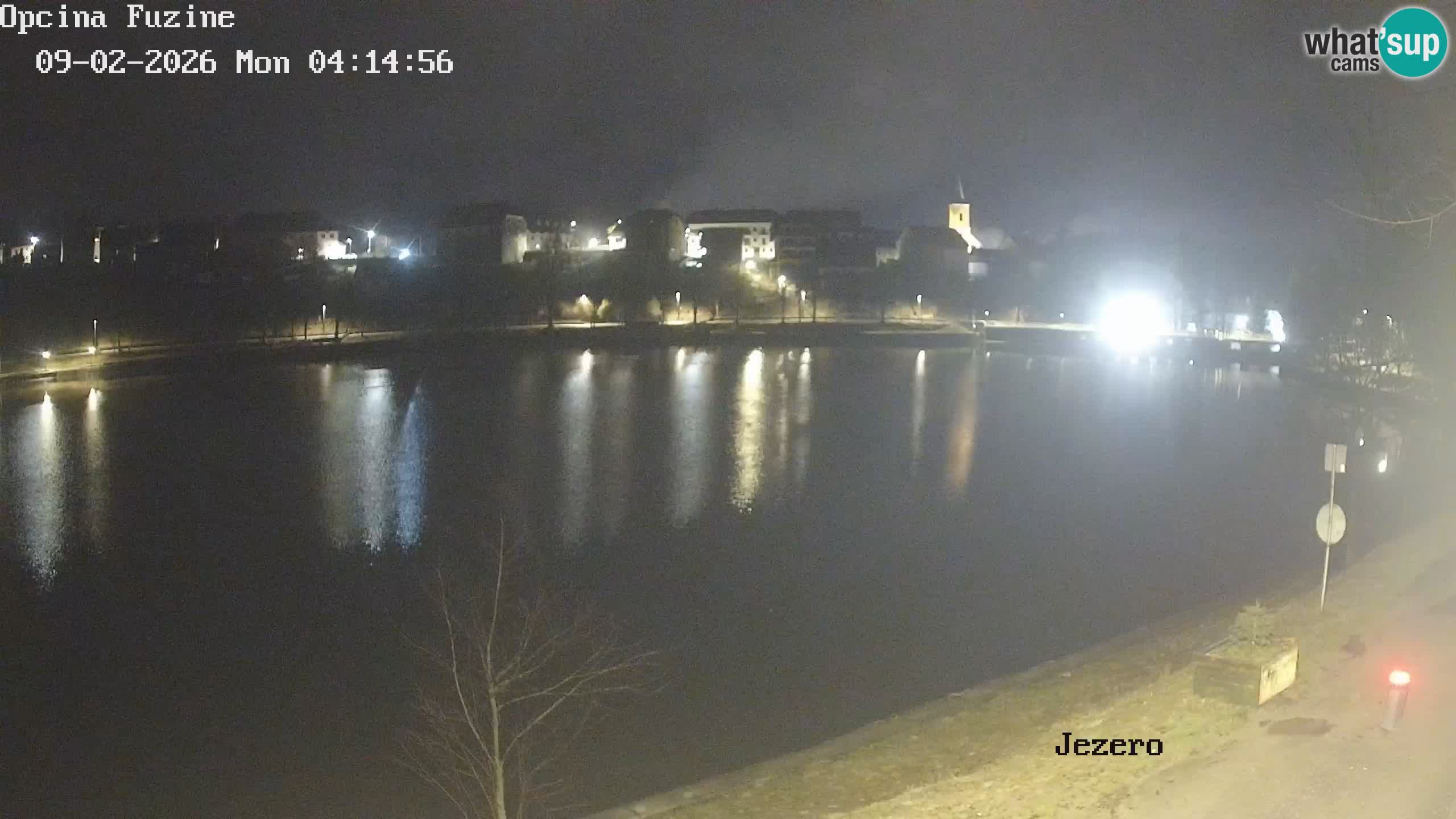 Bajersko Jezero web kamera Fužine