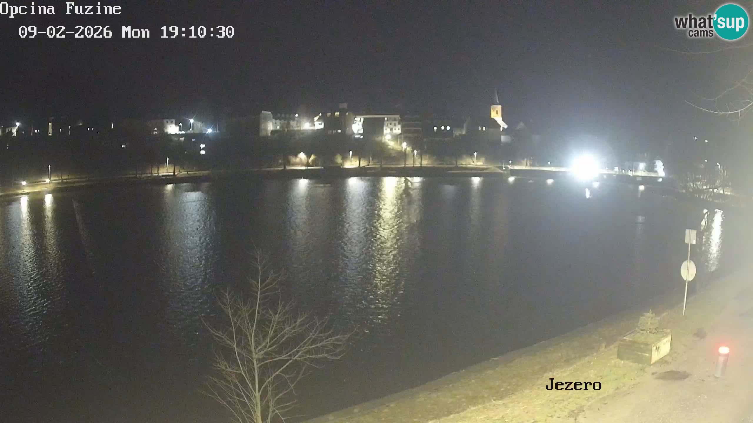 Bajersko Jezero web kamera Fužine