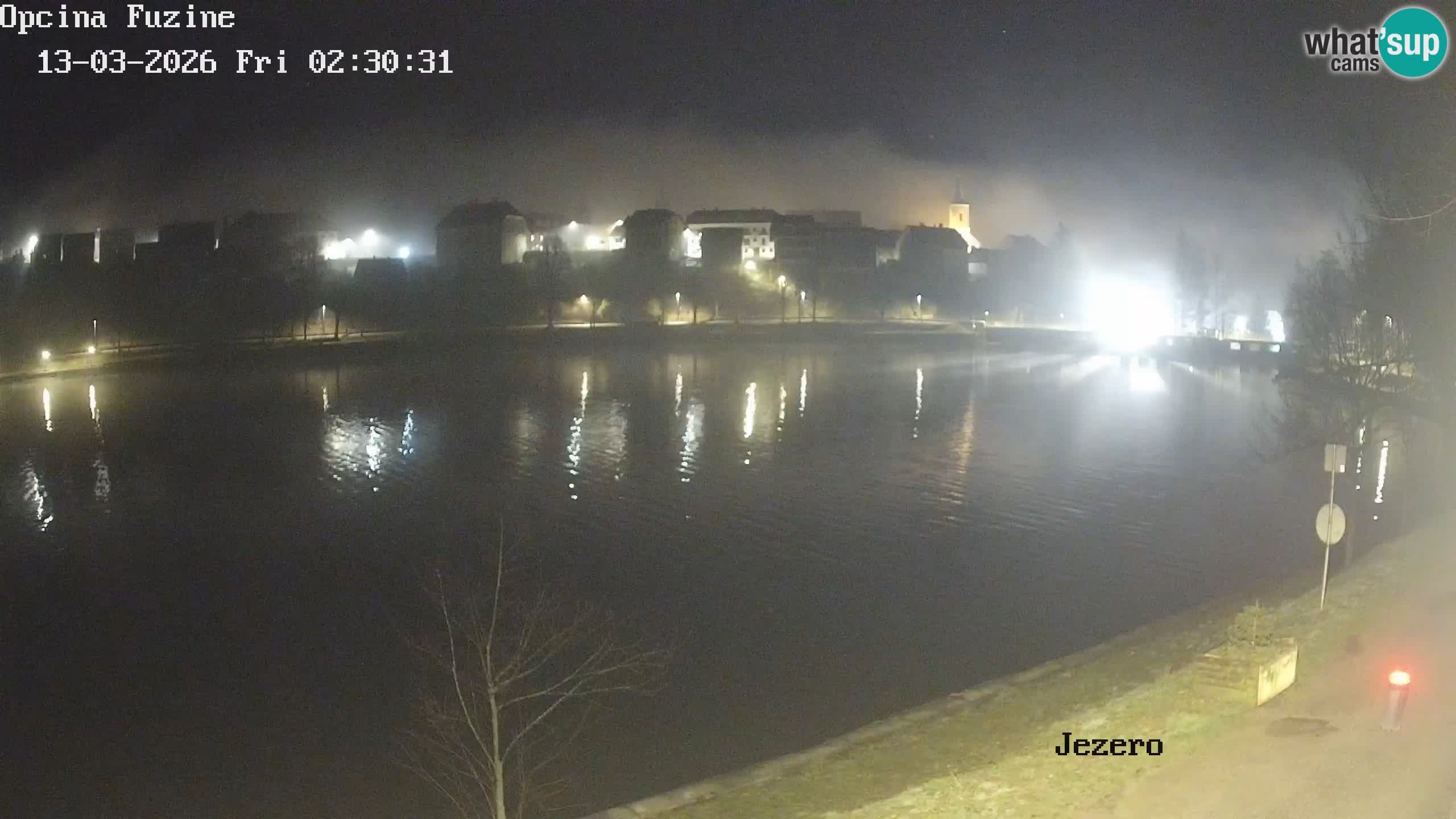 Bajersko Jezero web kamera Fužine