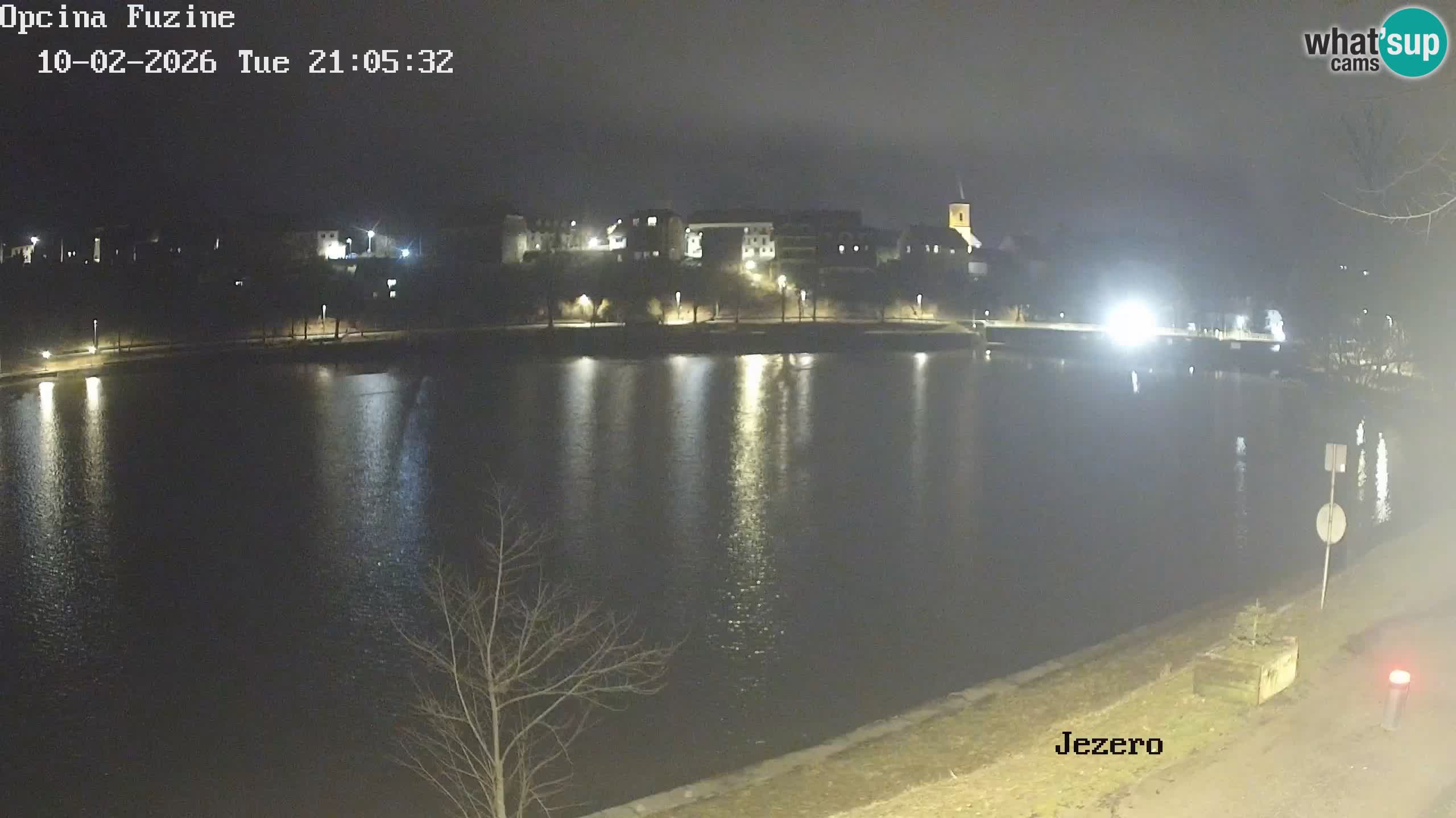 Bajersko Jezero web kamera Fužine